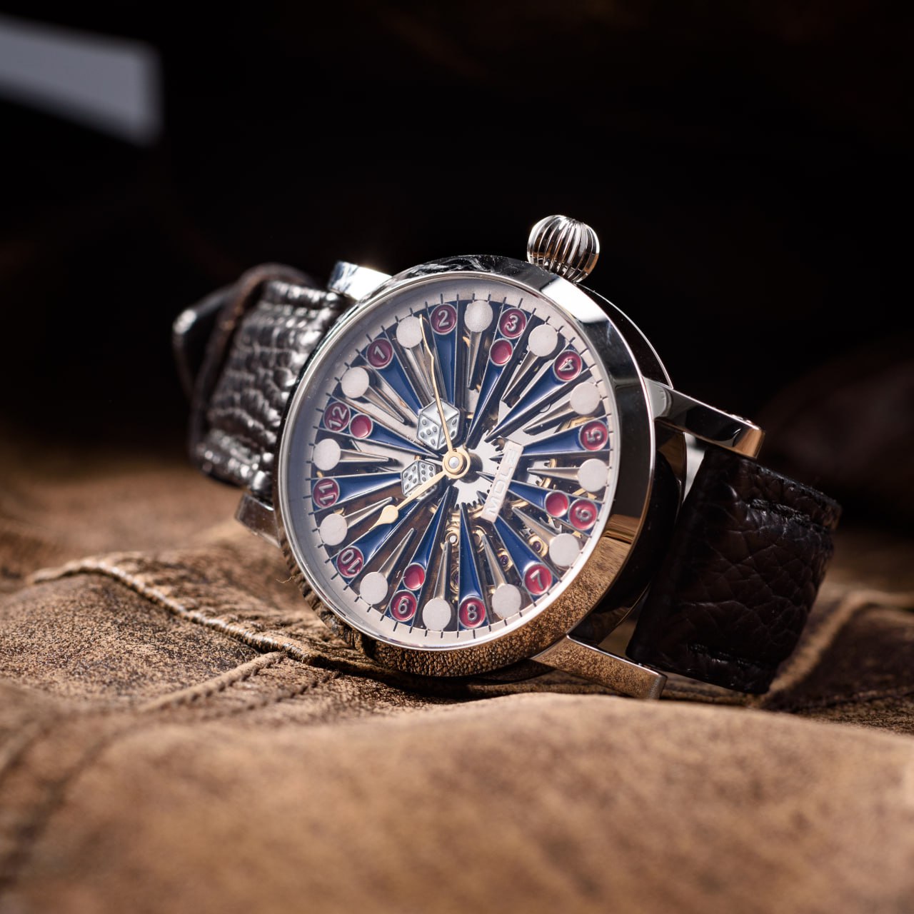 時計 Gakmaru The Innovation IWC Pilot Timezoner TOP GUN Ceratanium | Strapcode