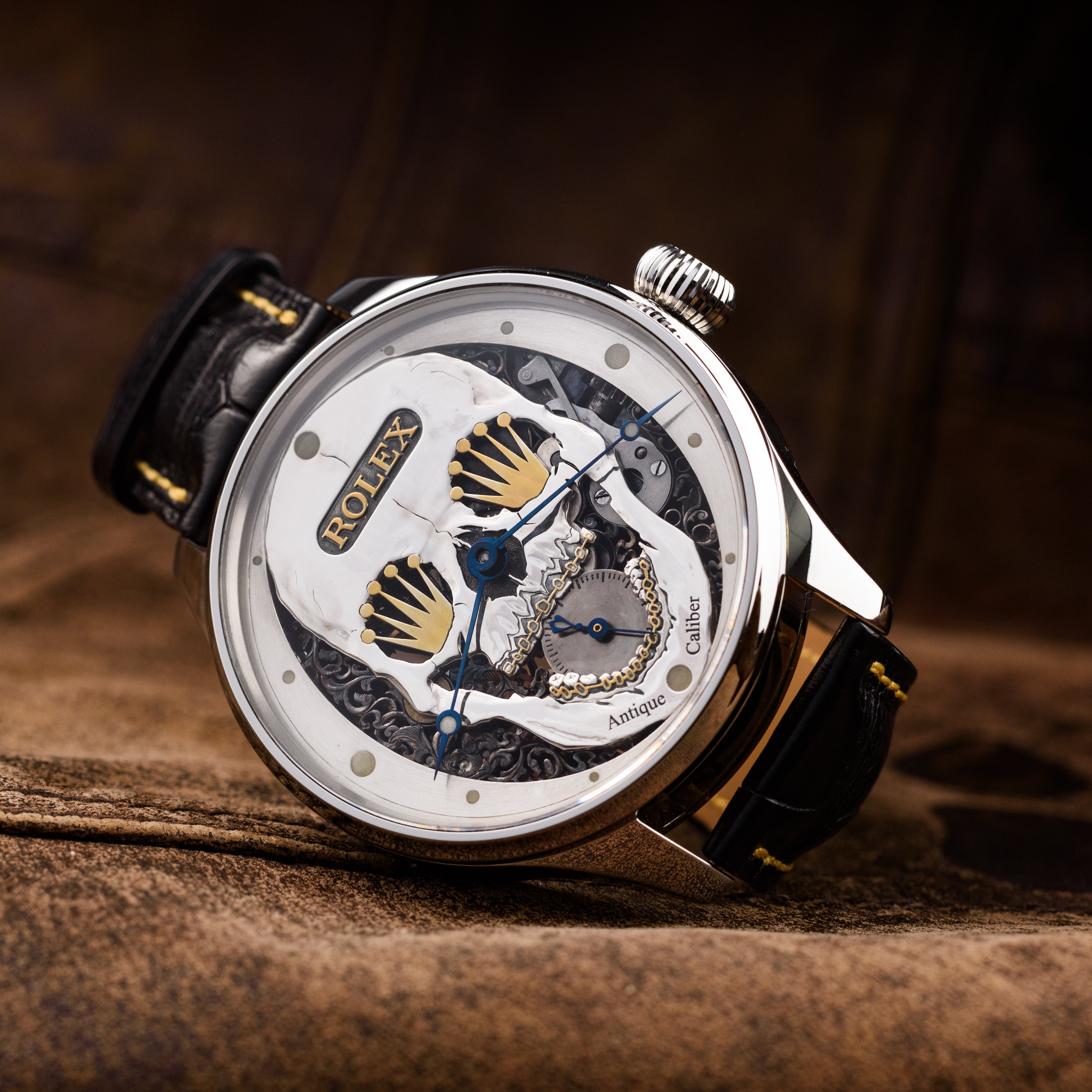 Rolex Skull Mens Watch. Movement 1920s
