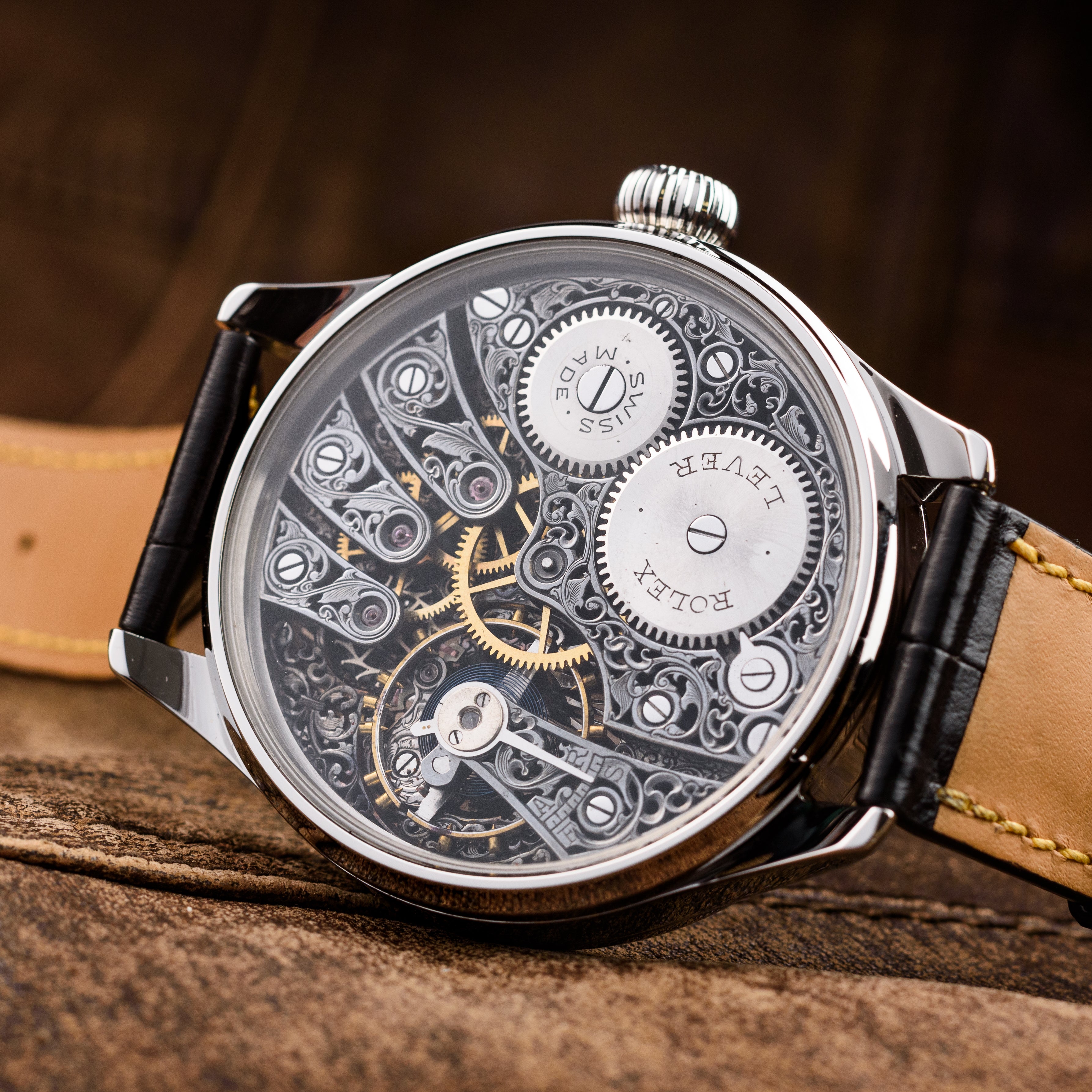 Rolex Skull Mens Watch. Movement 1920s