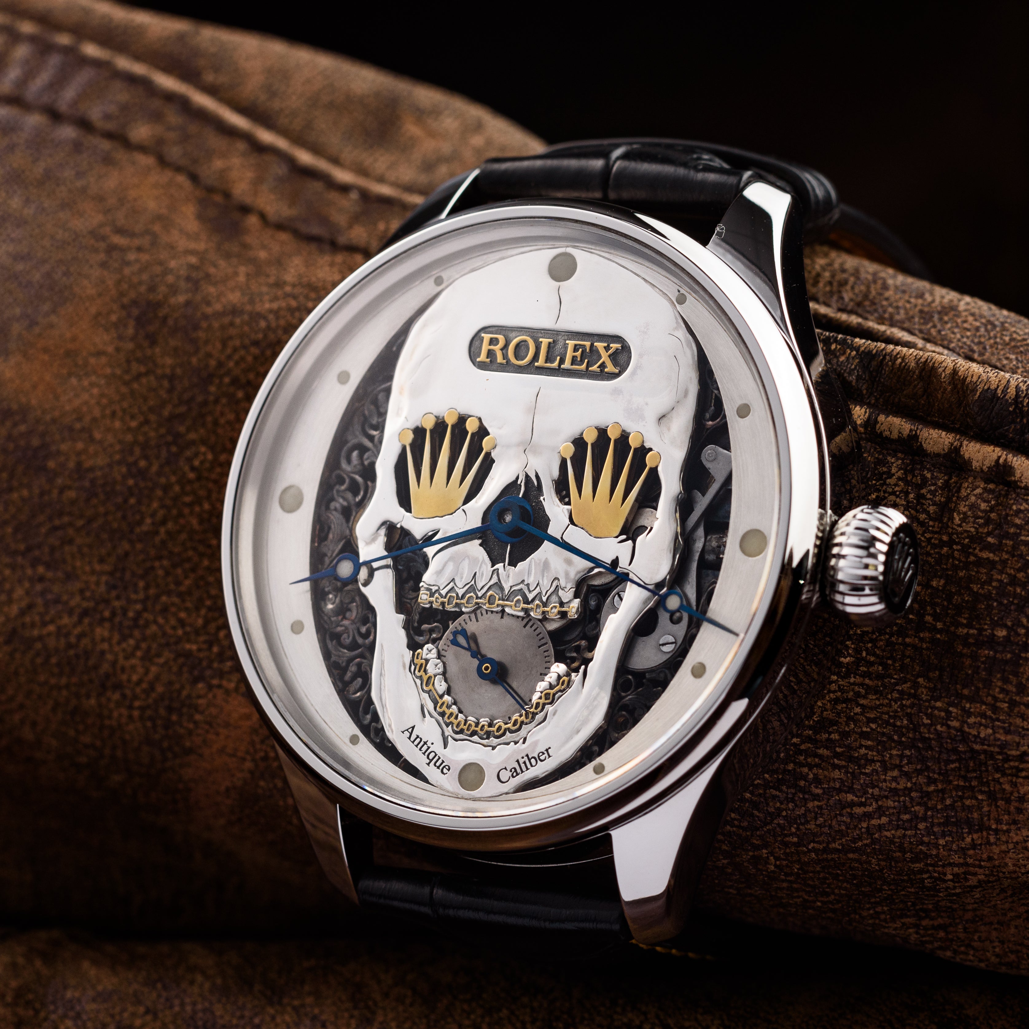 Rolex Skull Mens Watch. Movement 1920s