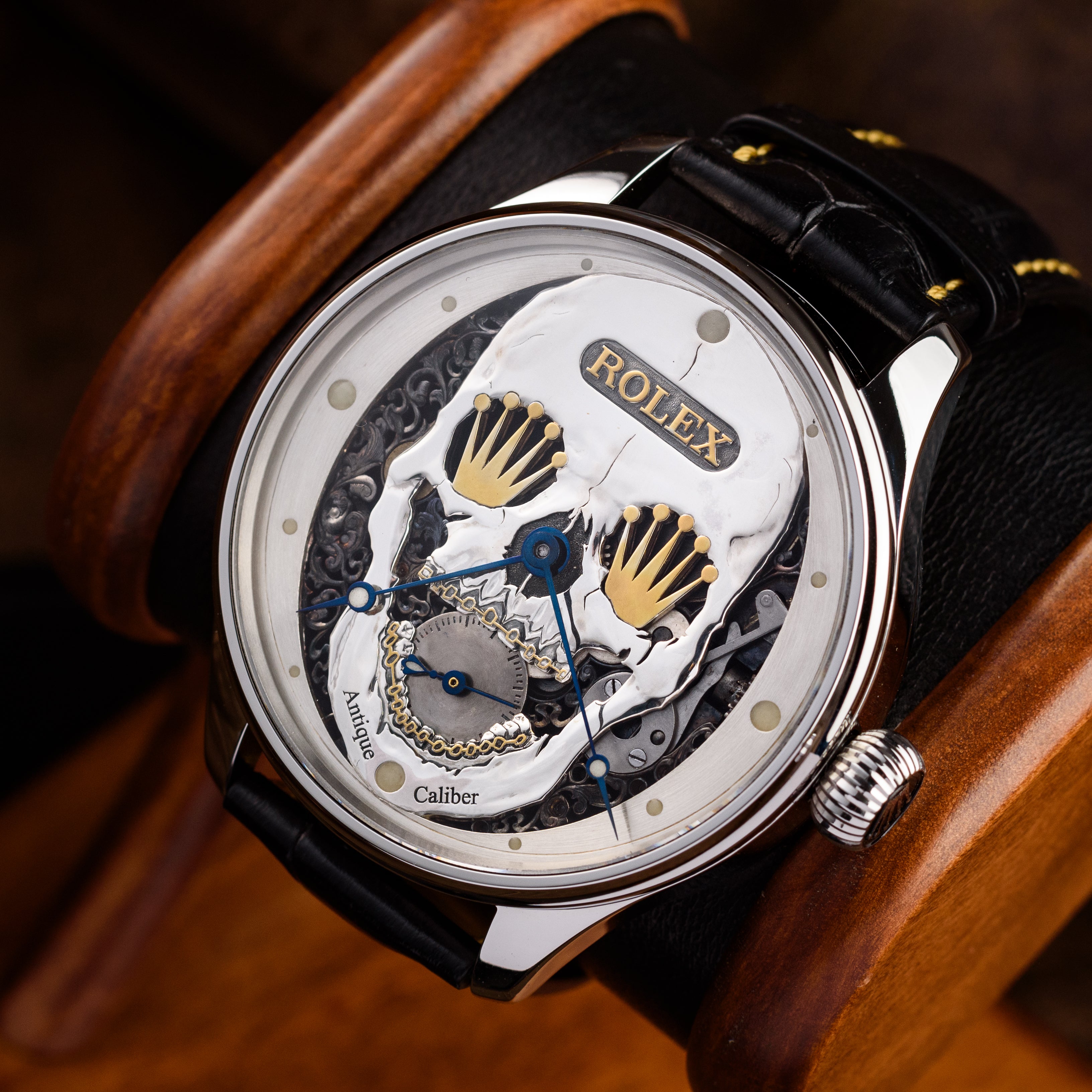 Rolex Skull Mens Watch. Movement 1920s
