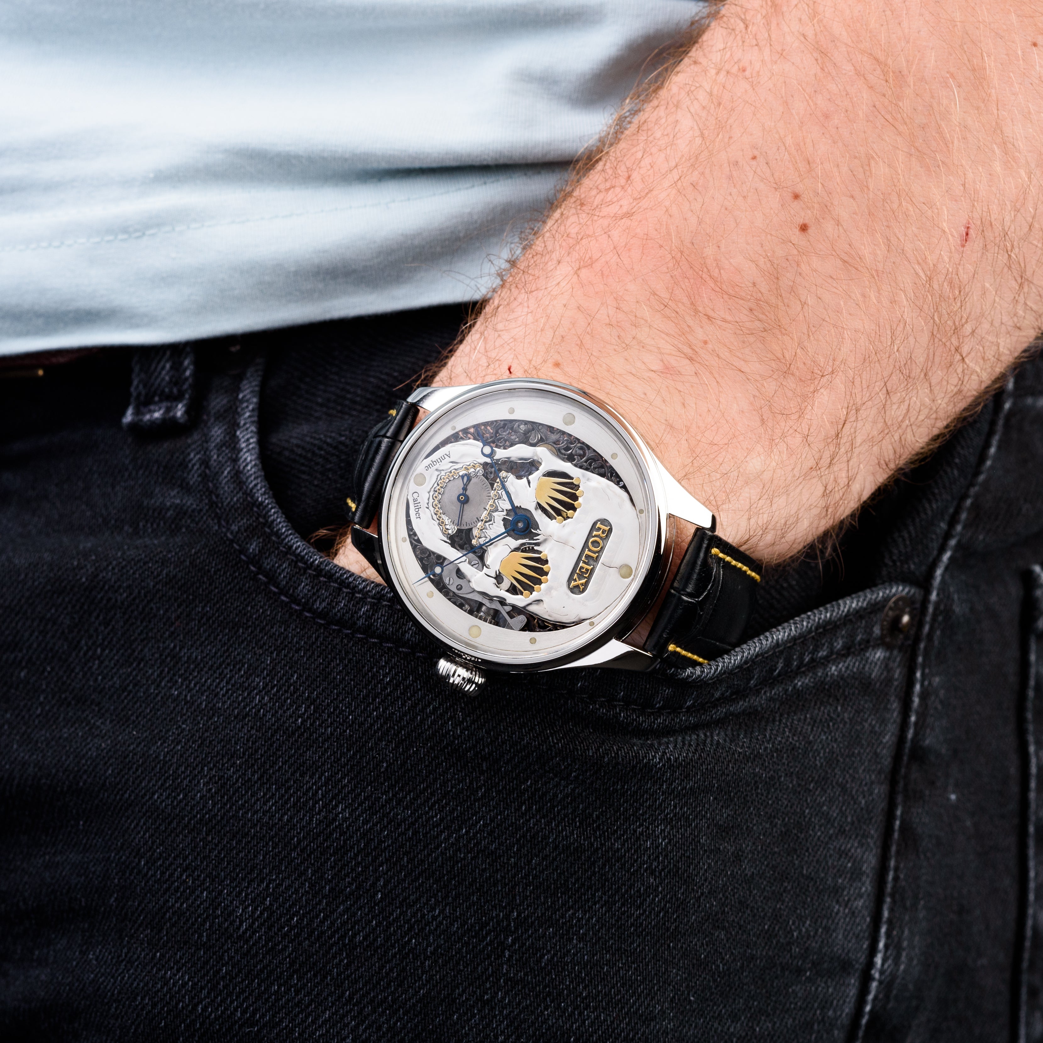 Rolex Skull Mens Watch. Movement 1920s