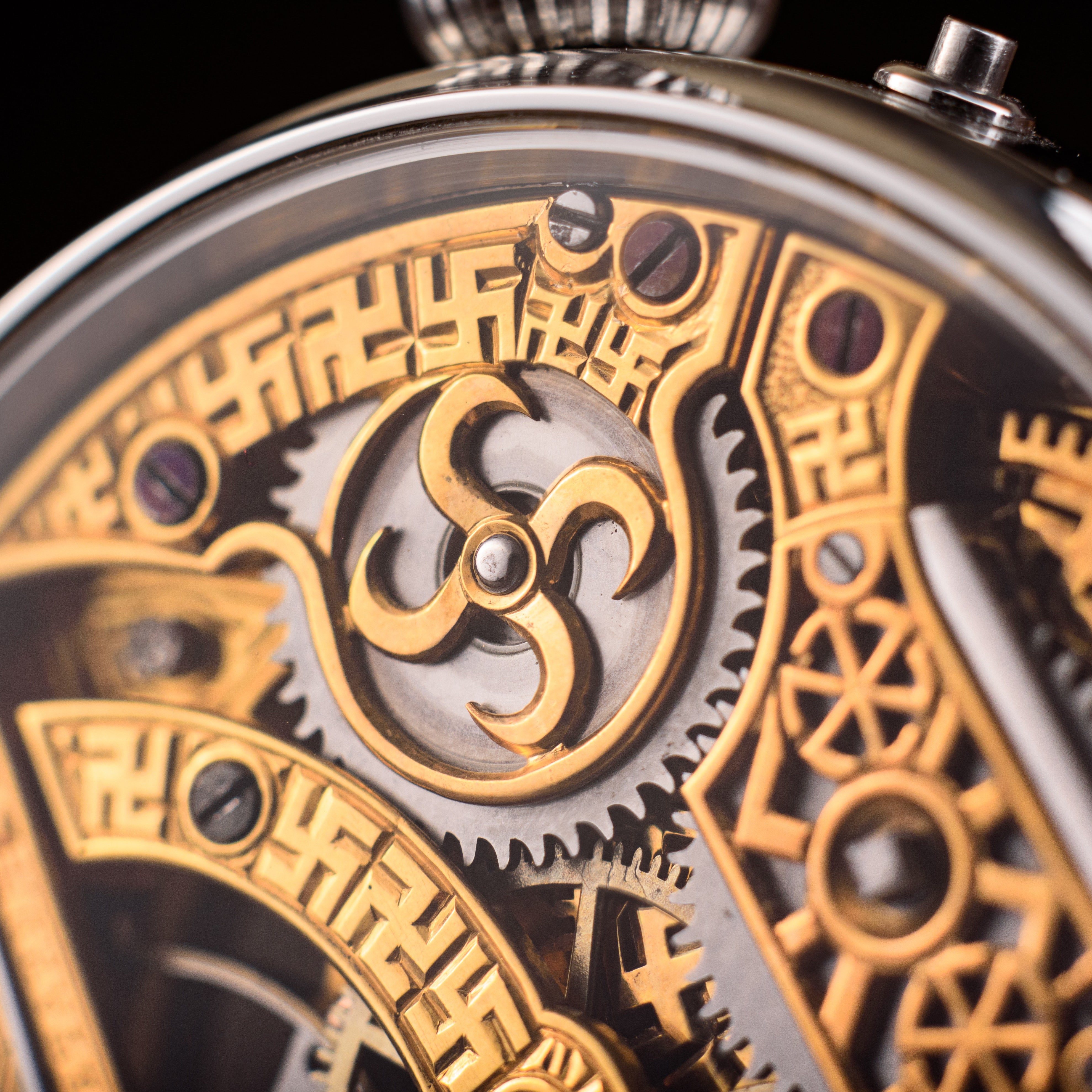 Skeletonized Watch. Templar. Movement 1900