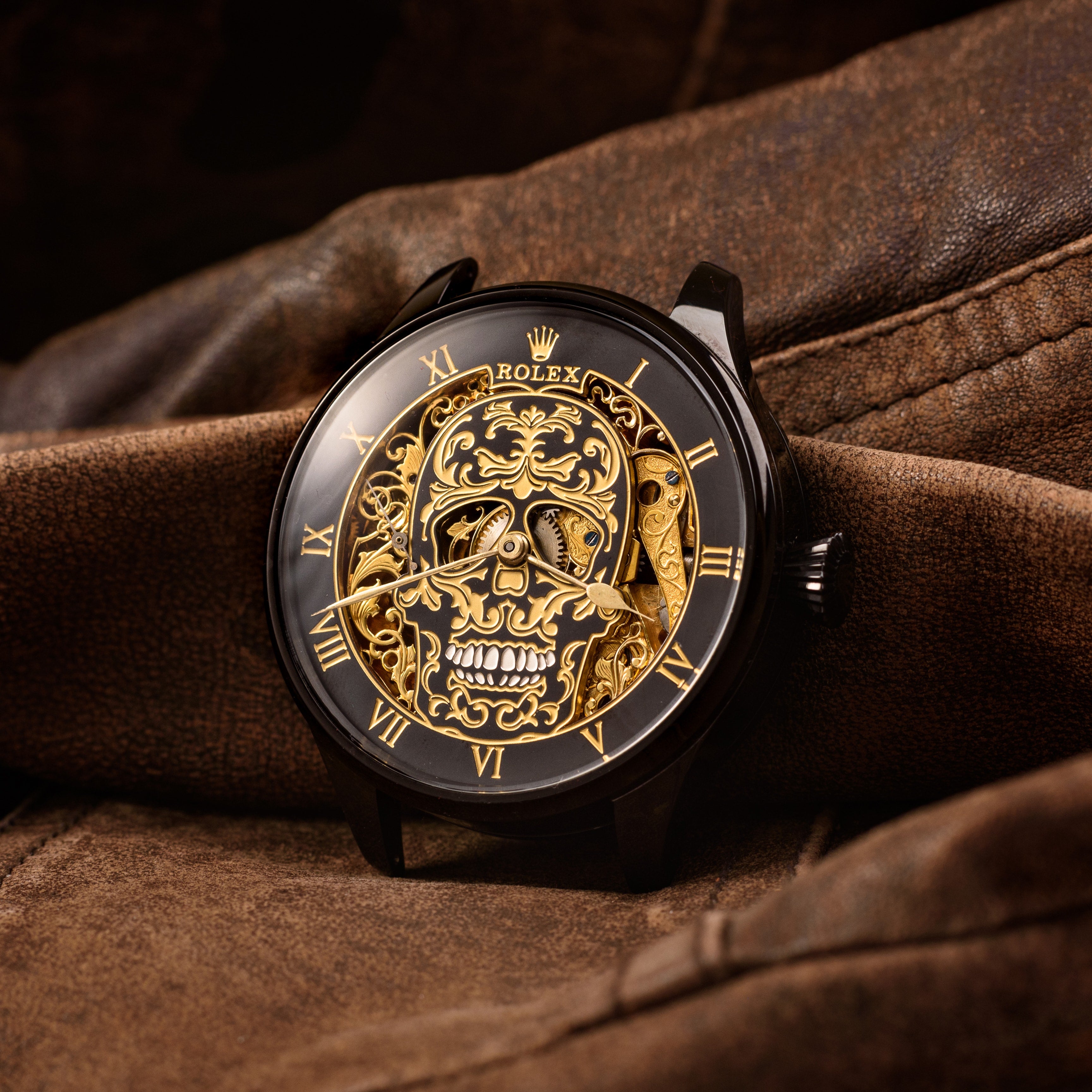 Skeletonized Watch. Back Skeleton. Movement 1920