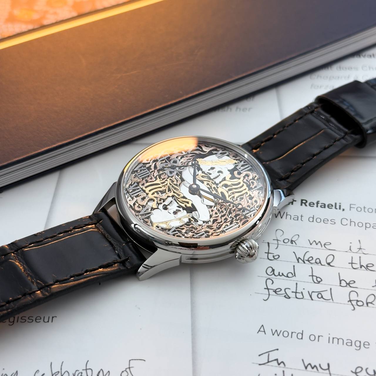 Mole Men's Manual Mechanical Watch – Skeleton Dial Wristwatch