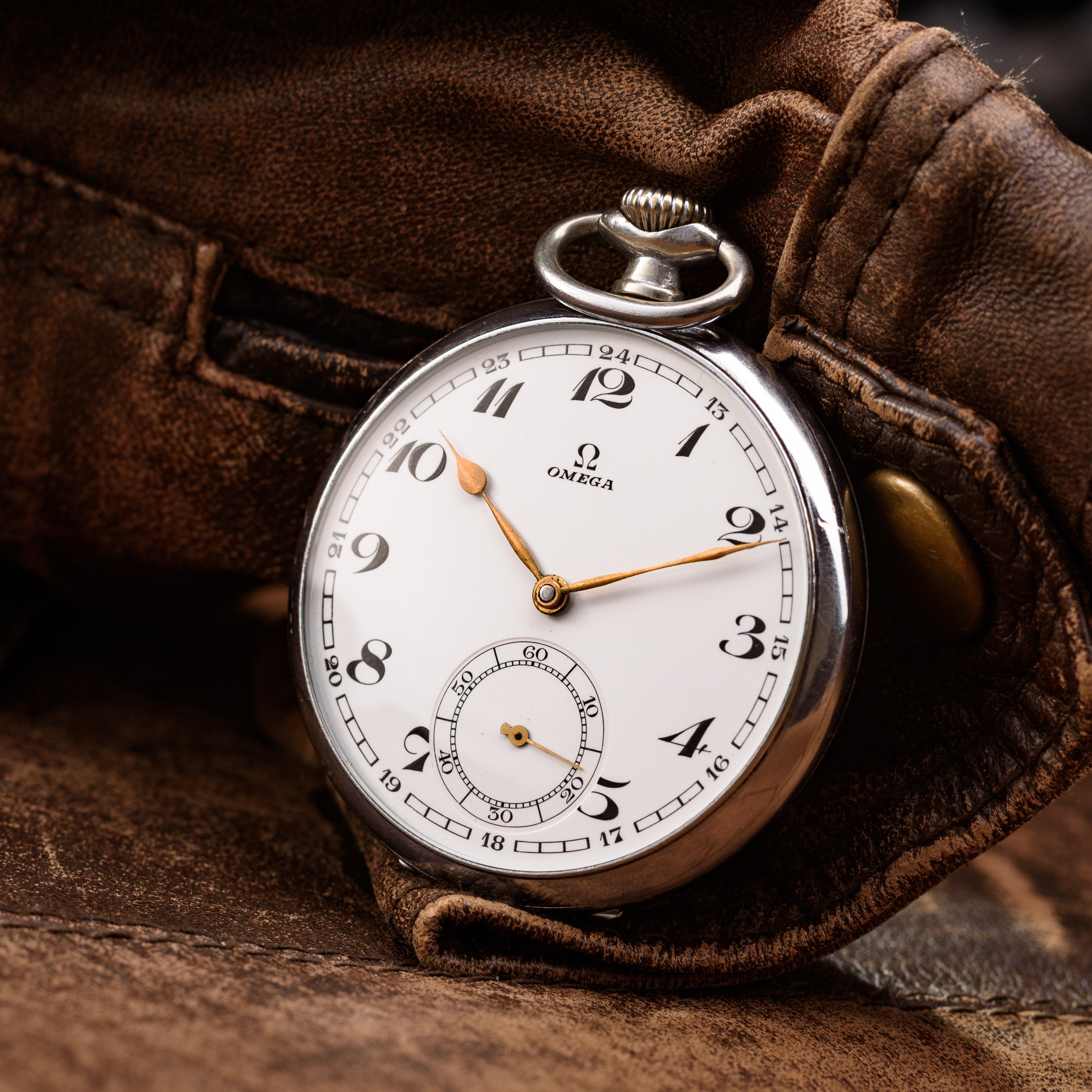 Omega pocket watch, can be converted into a wristwatch