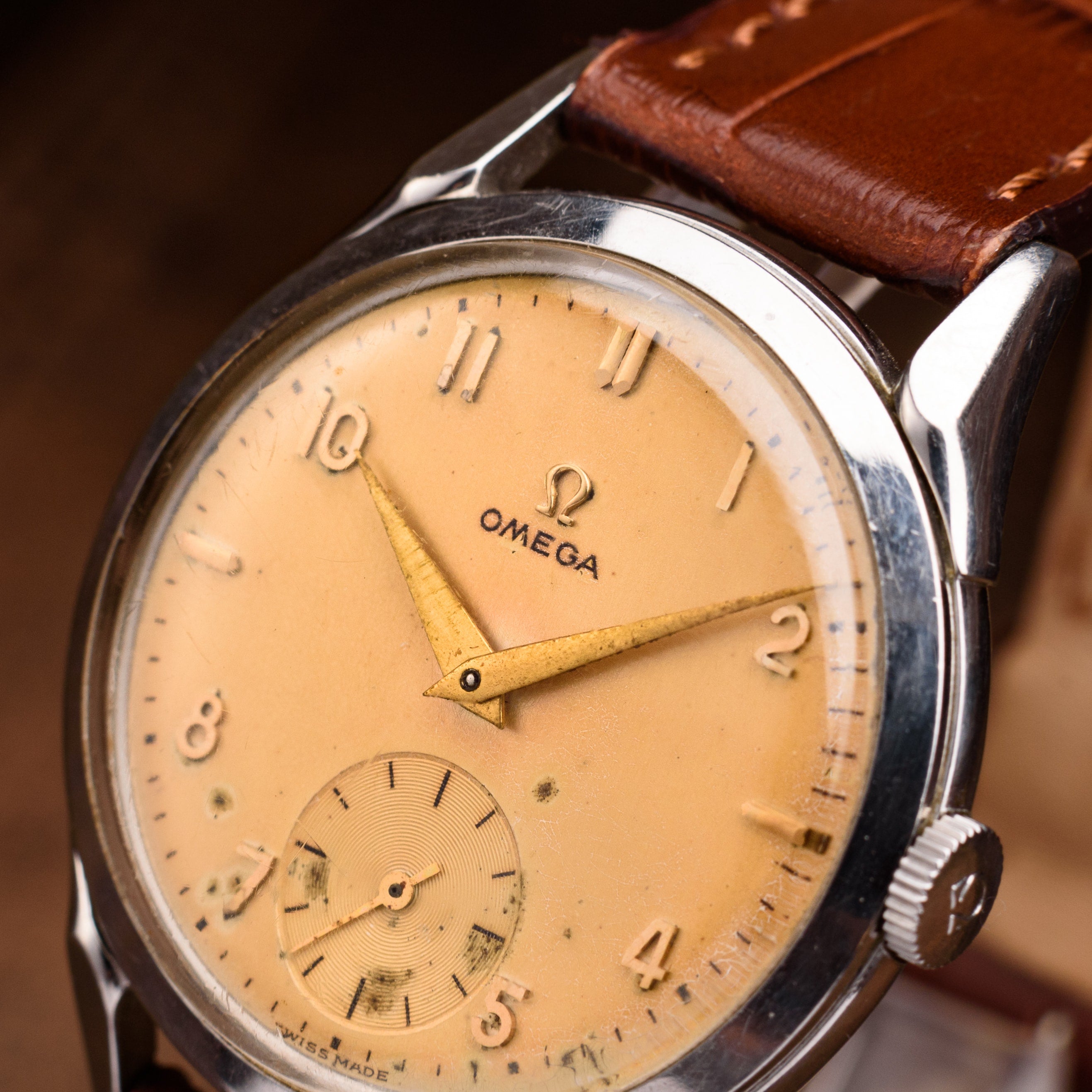 Omega Vintage Watch. Eternal. Movement 1950