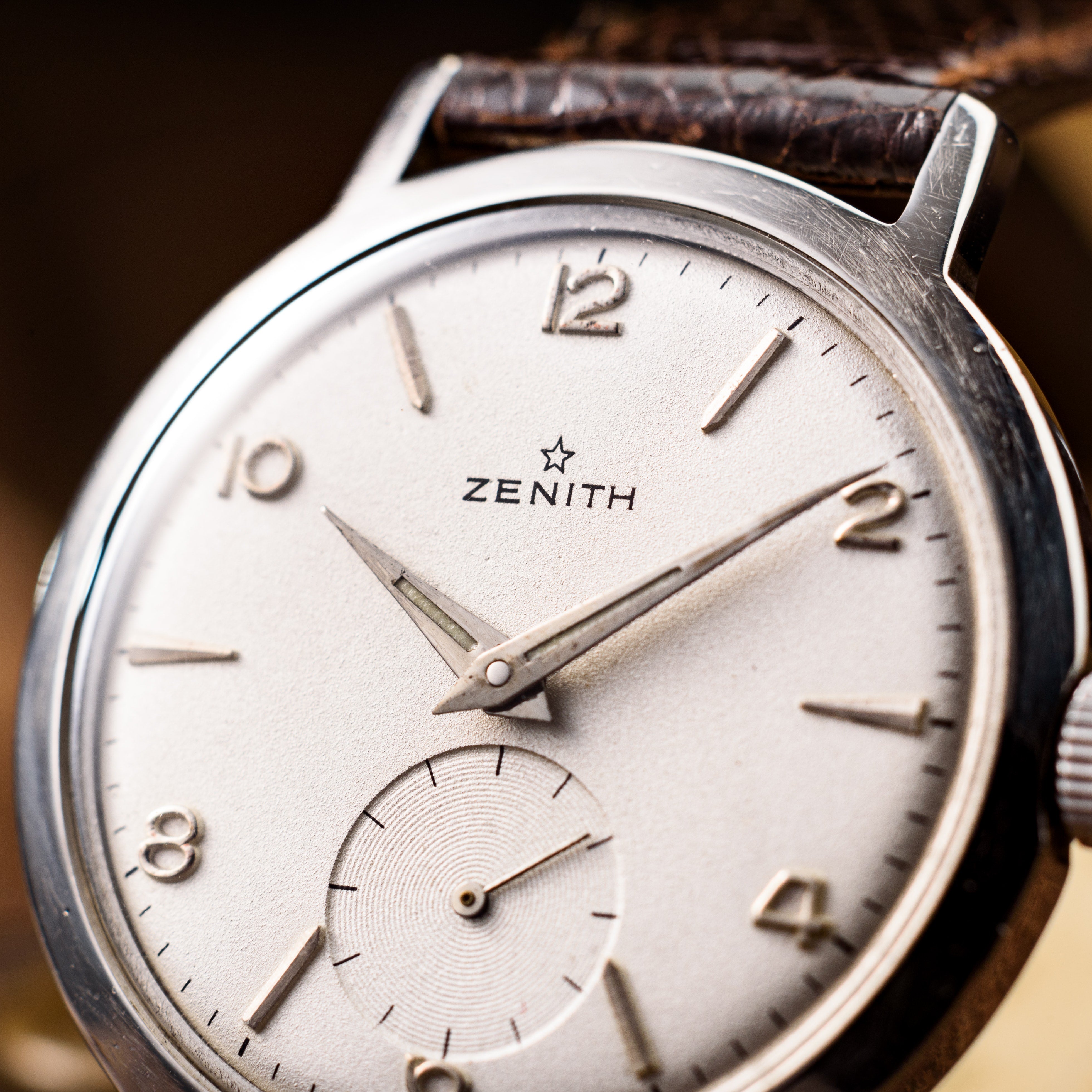 Steel Zenith Watch. Star of Steel. Movement 1960