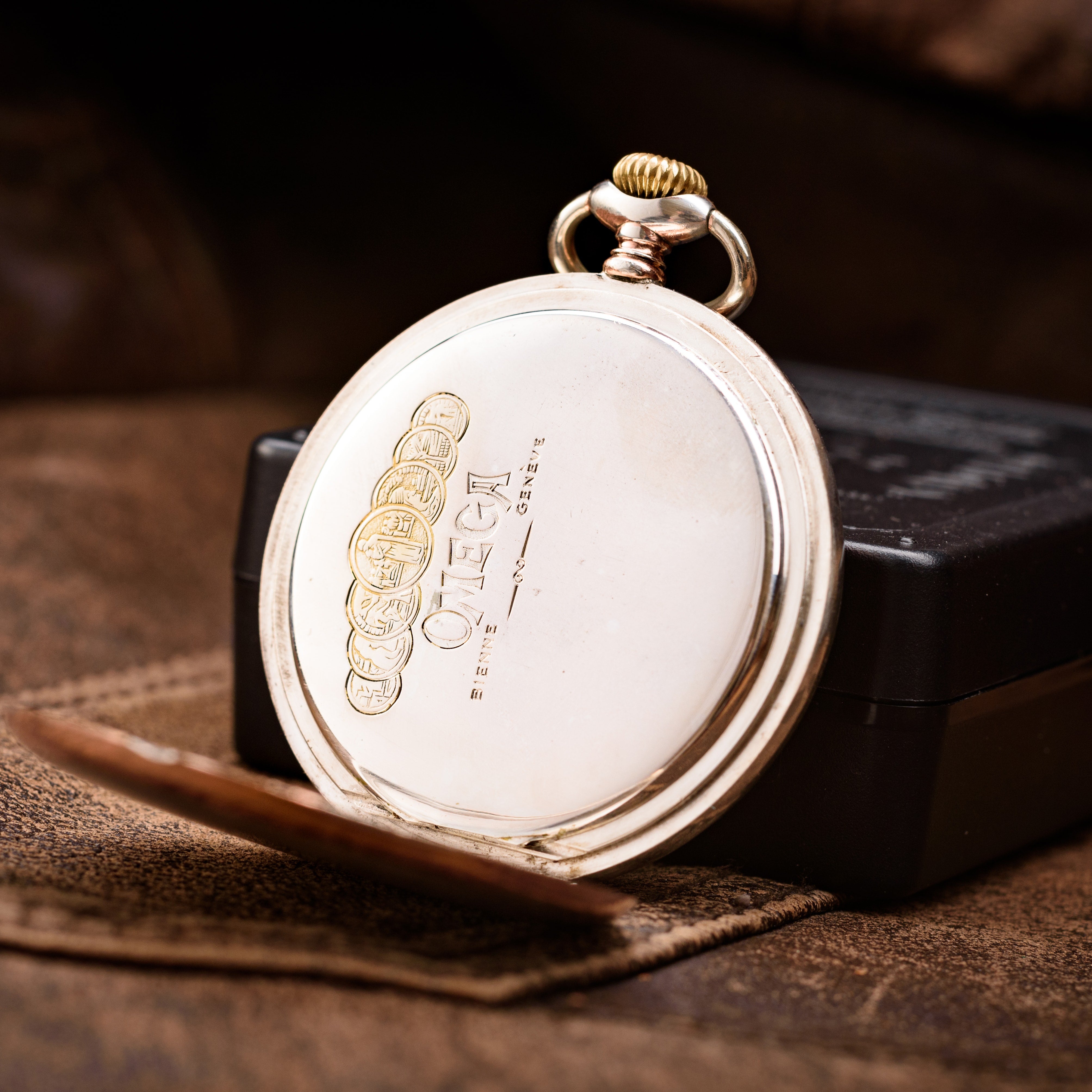 Omega pocket watch, can be converted into a wristwatch