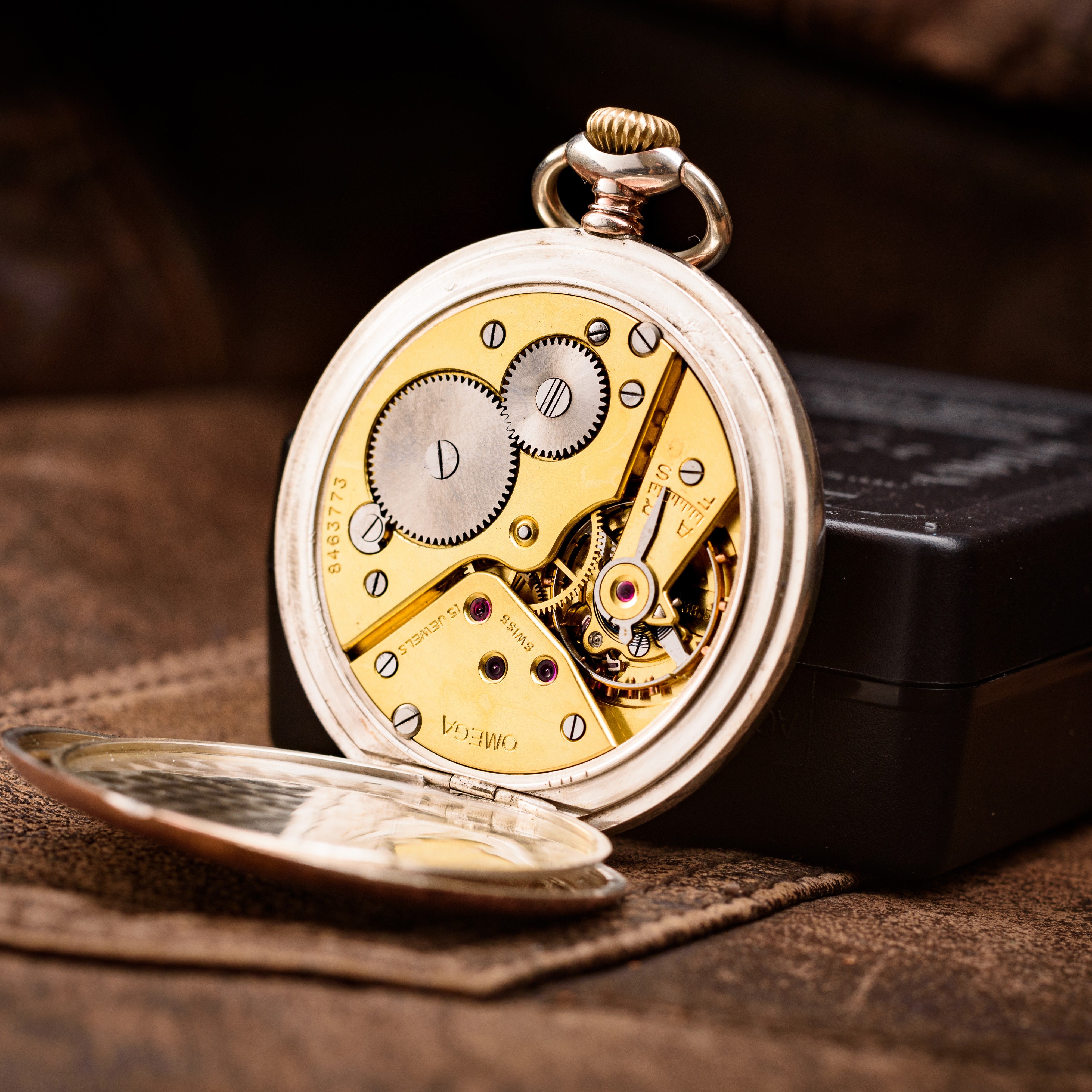 Omega pocket watch, can be converted into a wristwatch