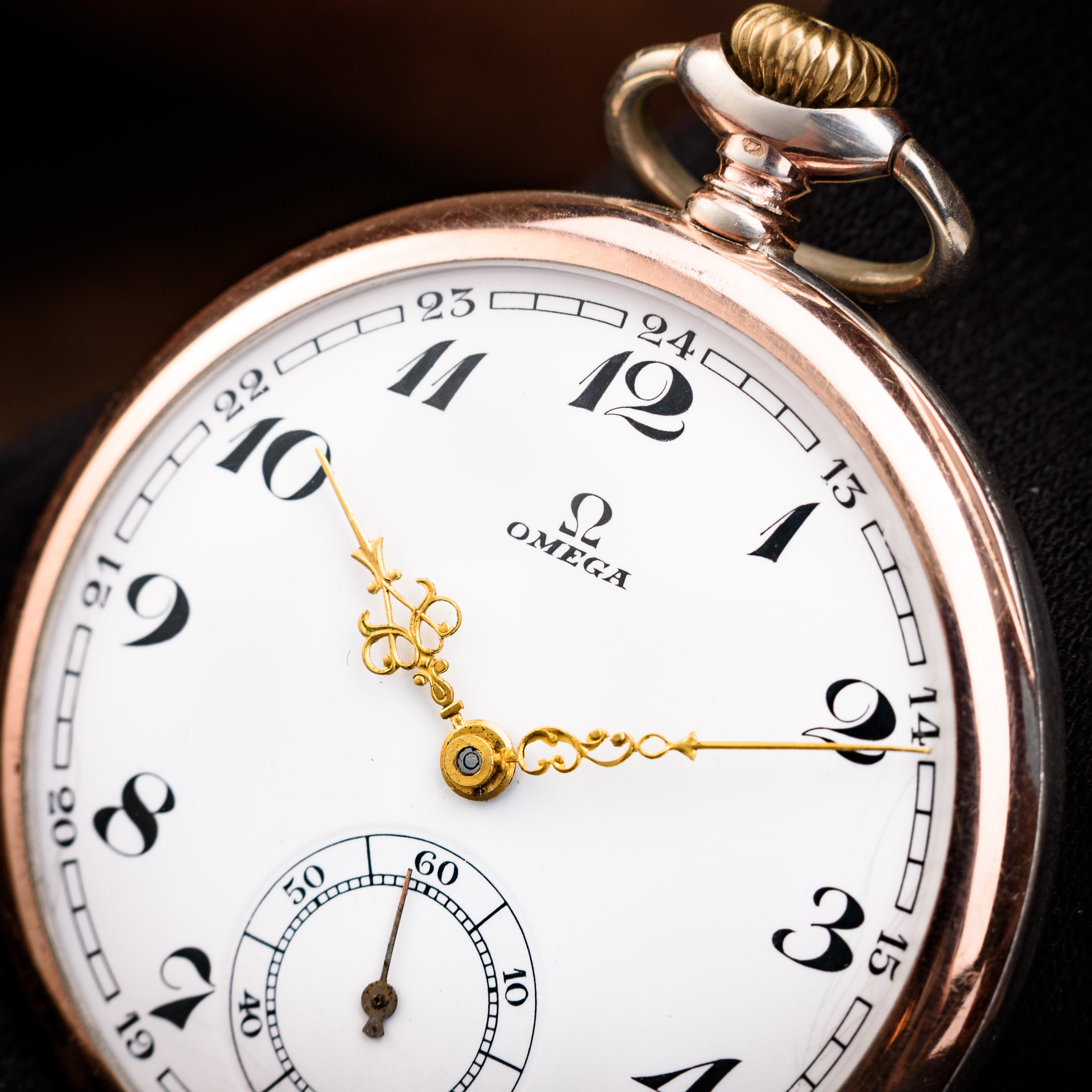 Omega pocket watch, can be converted into a wristwatch