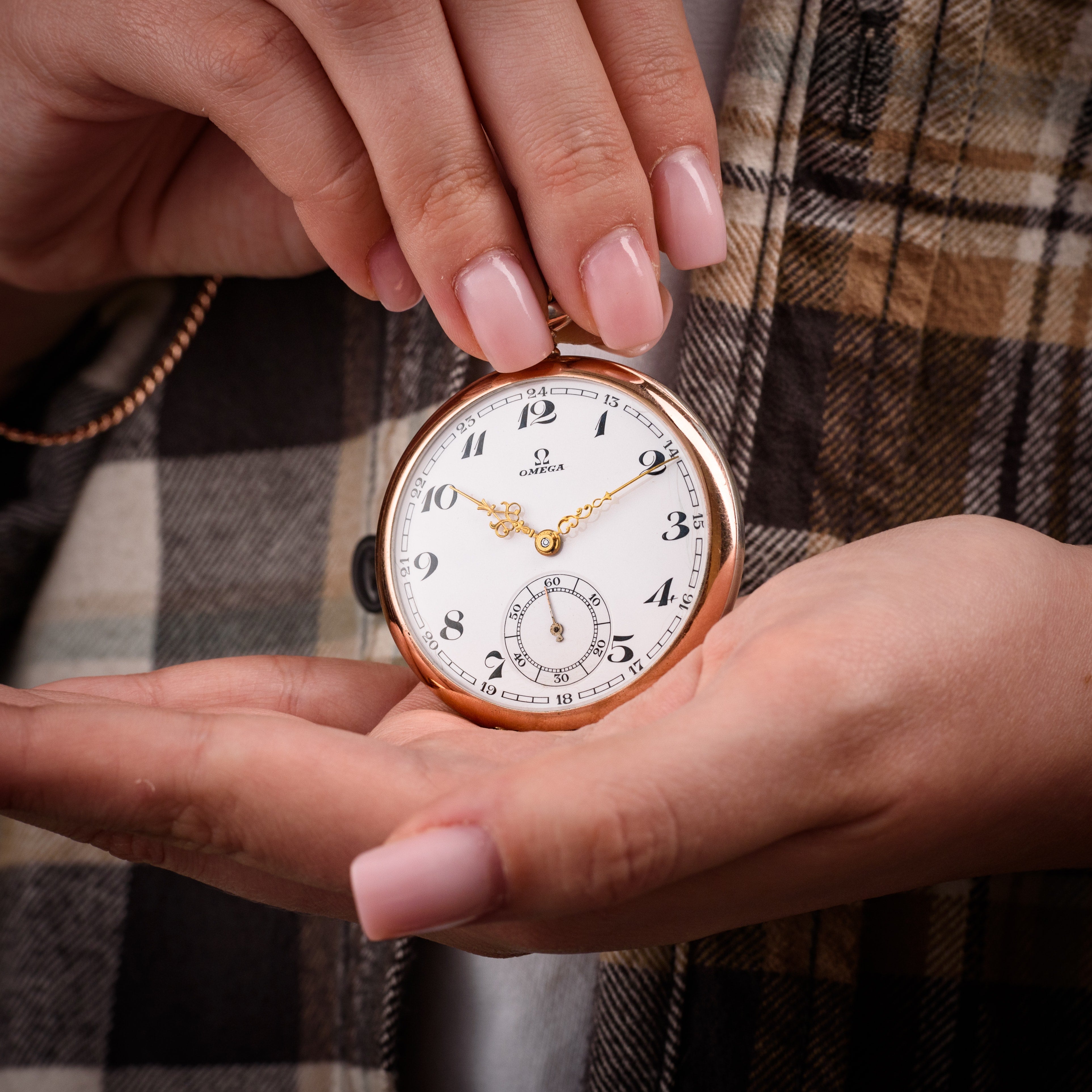 Omega pocket watch, can be converted into a wristwatch