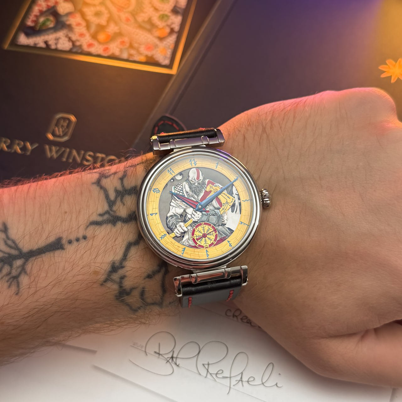 (2/2) Custom watch based on ETA 6498, individually designed