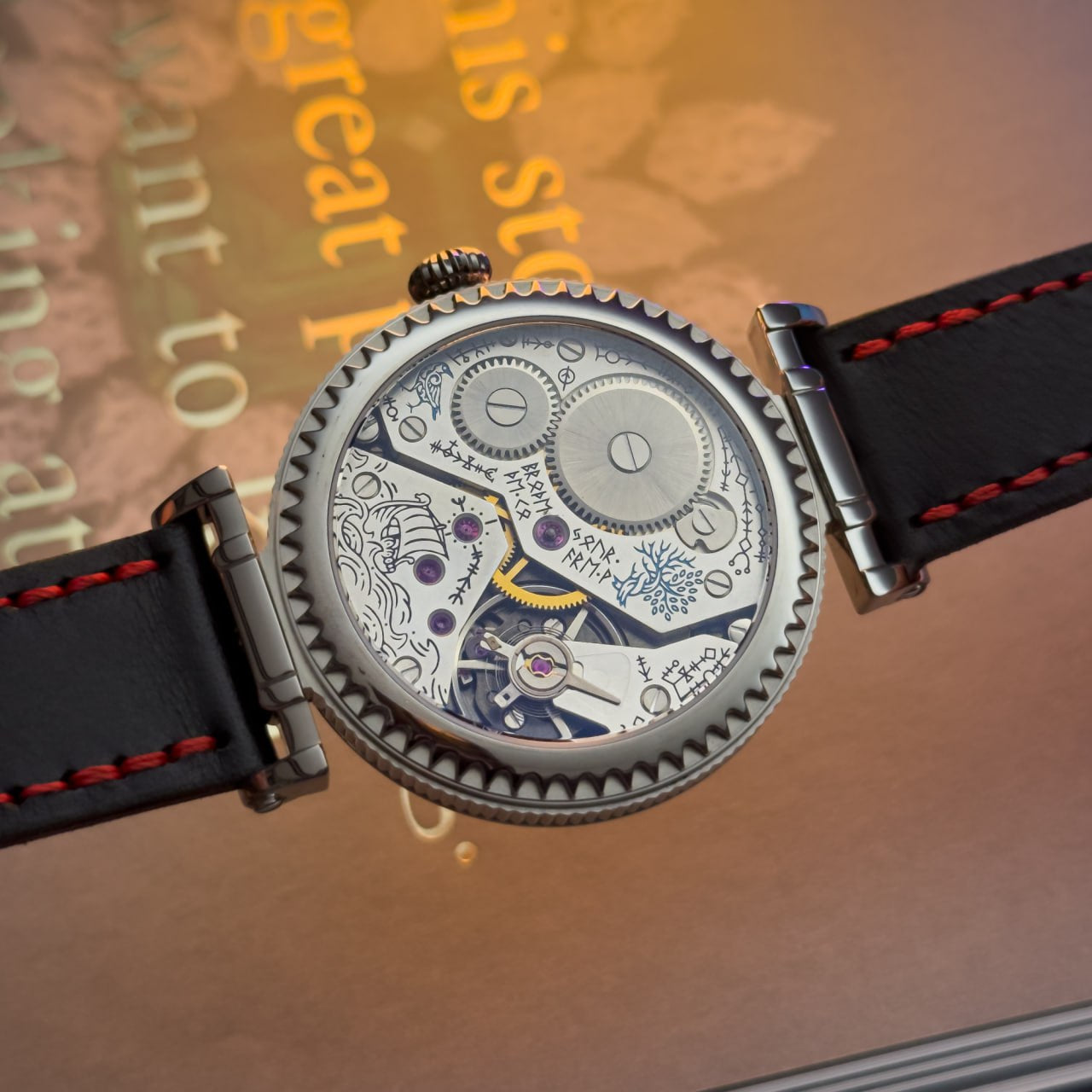 (2/2) Custom watch based on ETA 6498, individually designed