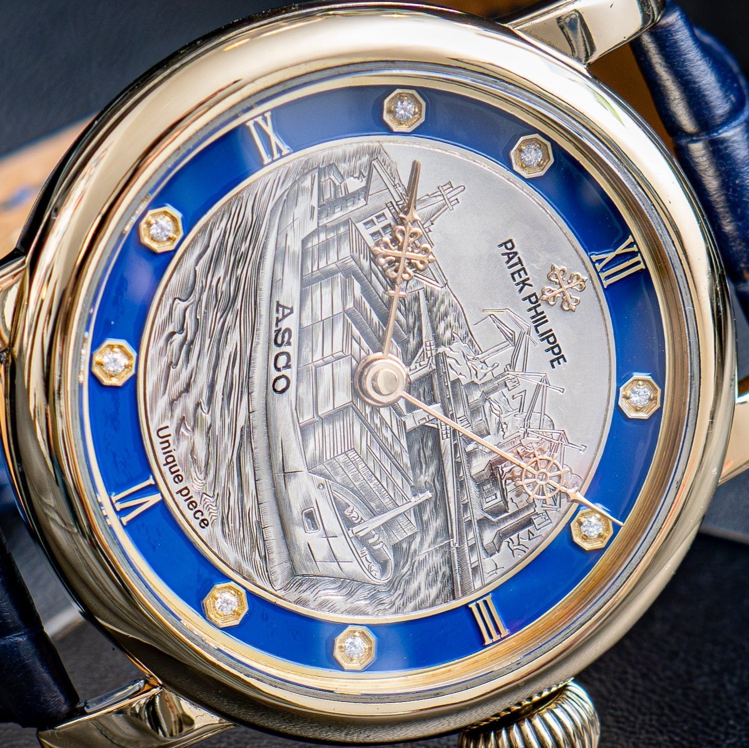 Gold Patek Philippe Geneve Watch. Movement 1925