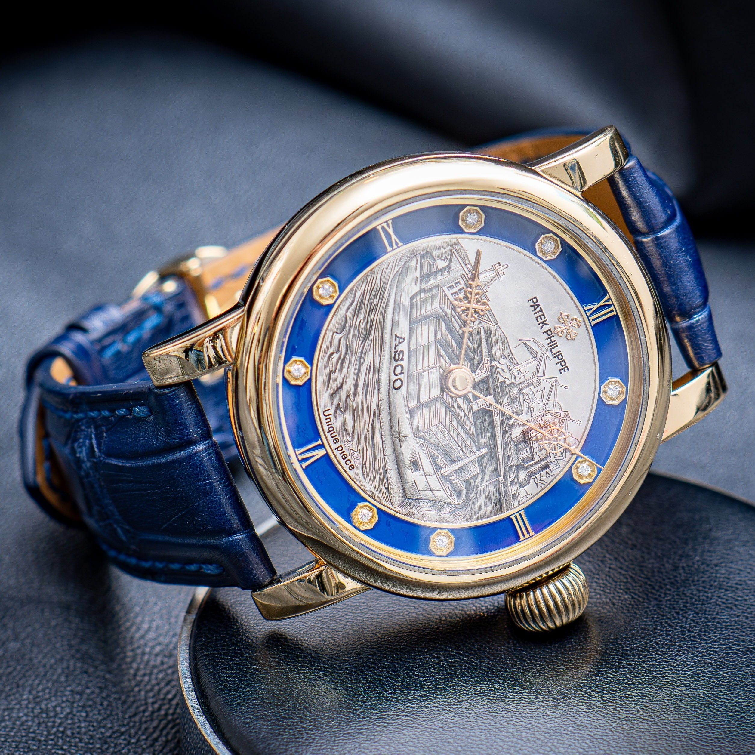 Gold Patek Philippe Geneve Watch. Movement 1925