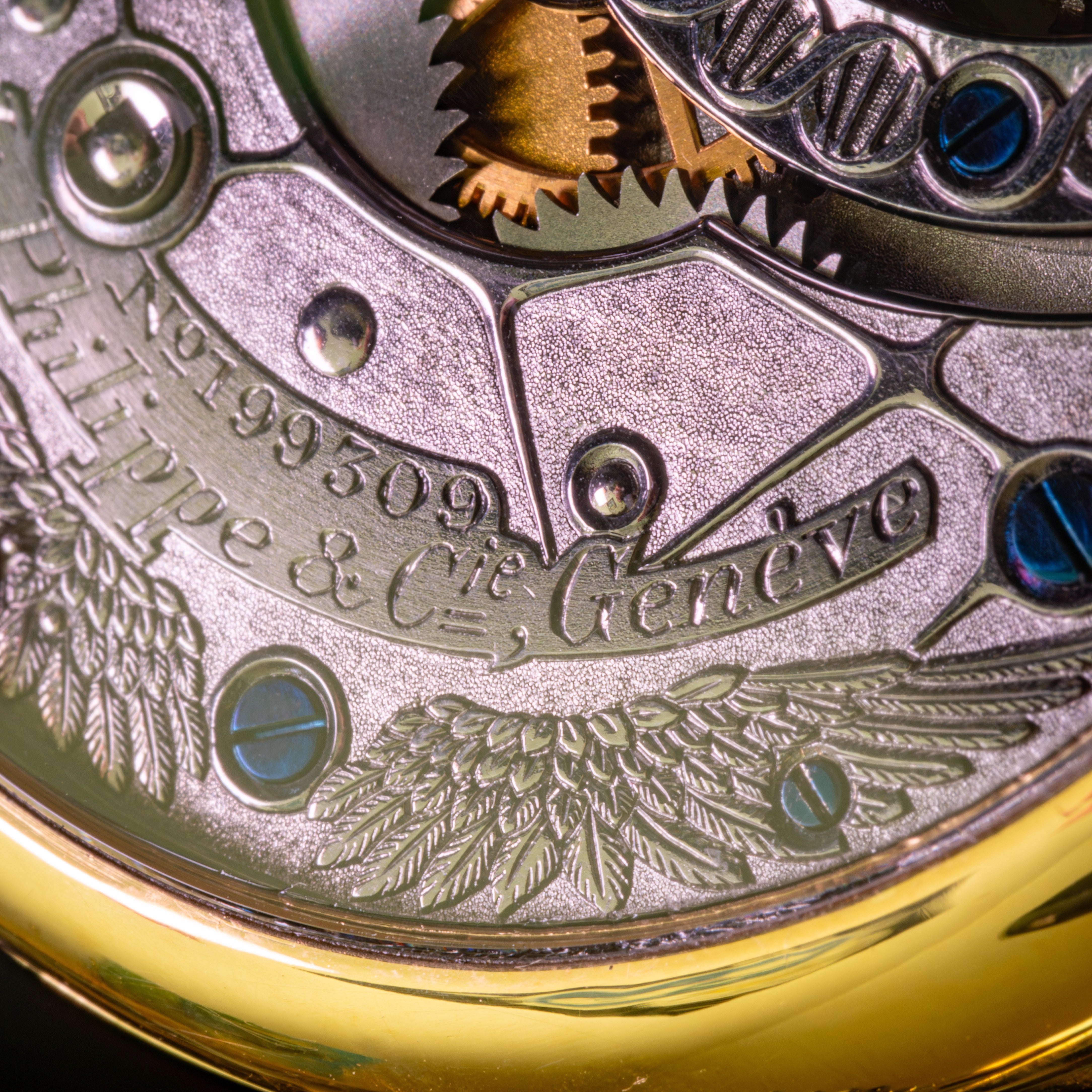 Yellow Patek Philippe &amp; Cie. Genève. Movement 1920