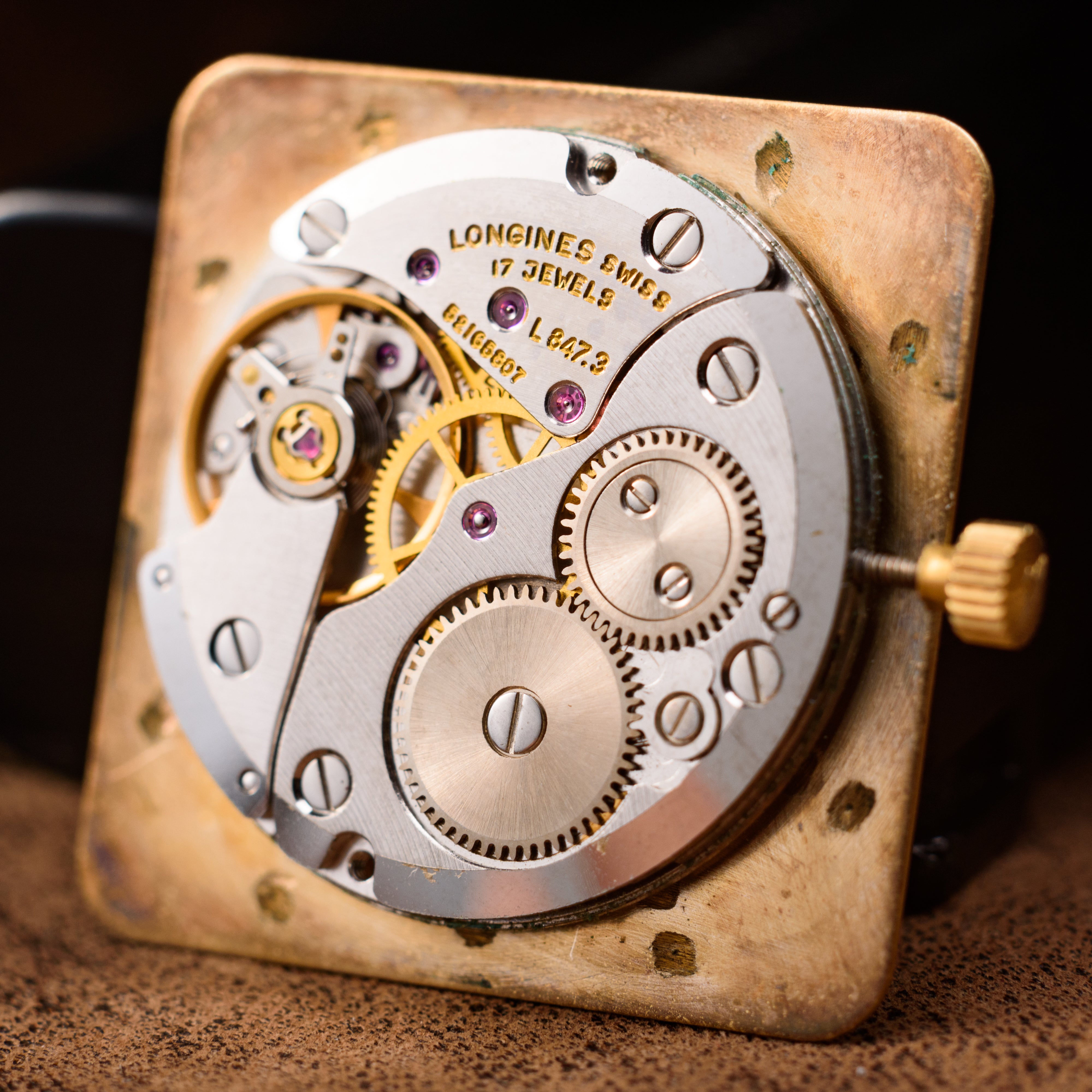 Antique Longines movement, 23,66mm M260