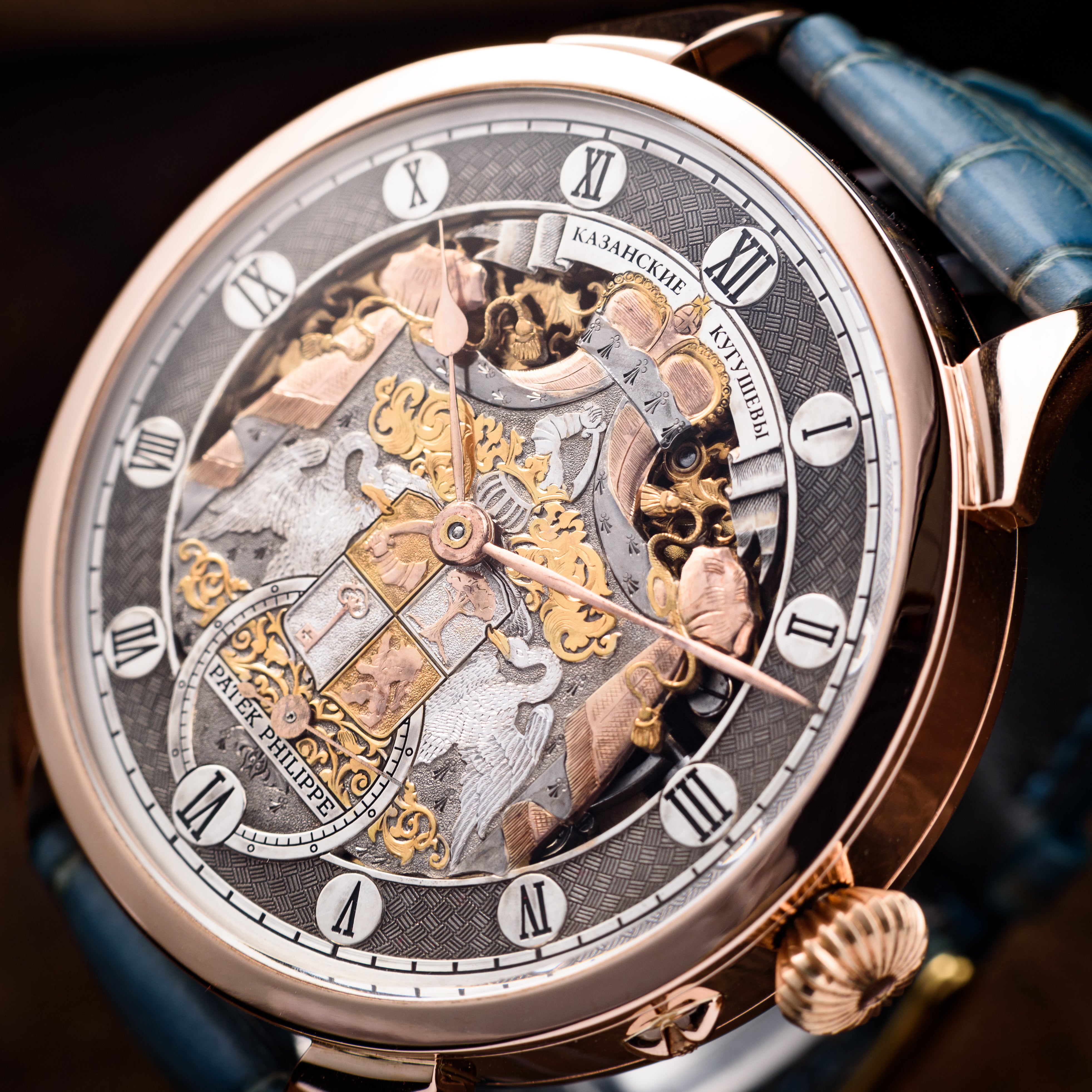 Patek Phillipe - Alive history, Swiss antique skeletonized wristwatch