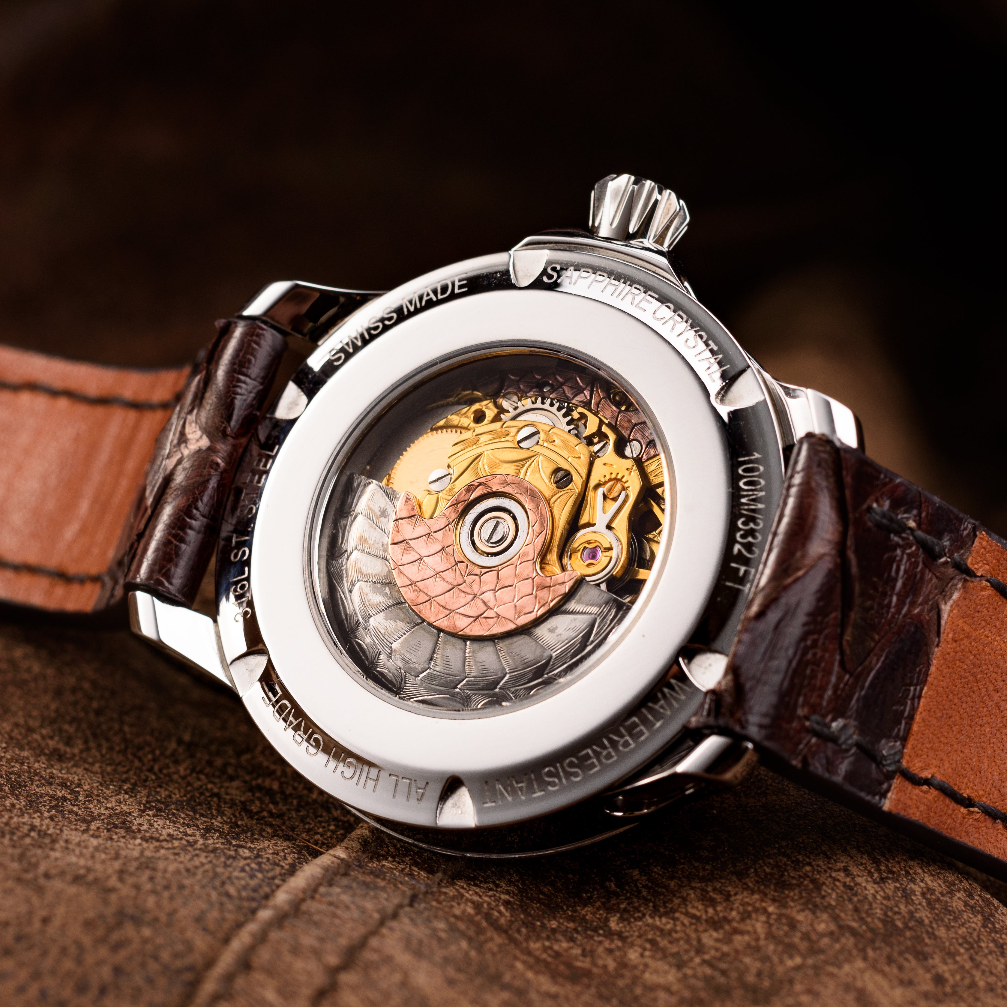 Mole custom watch, Model: Dragon V2, Movement: ETA 2824