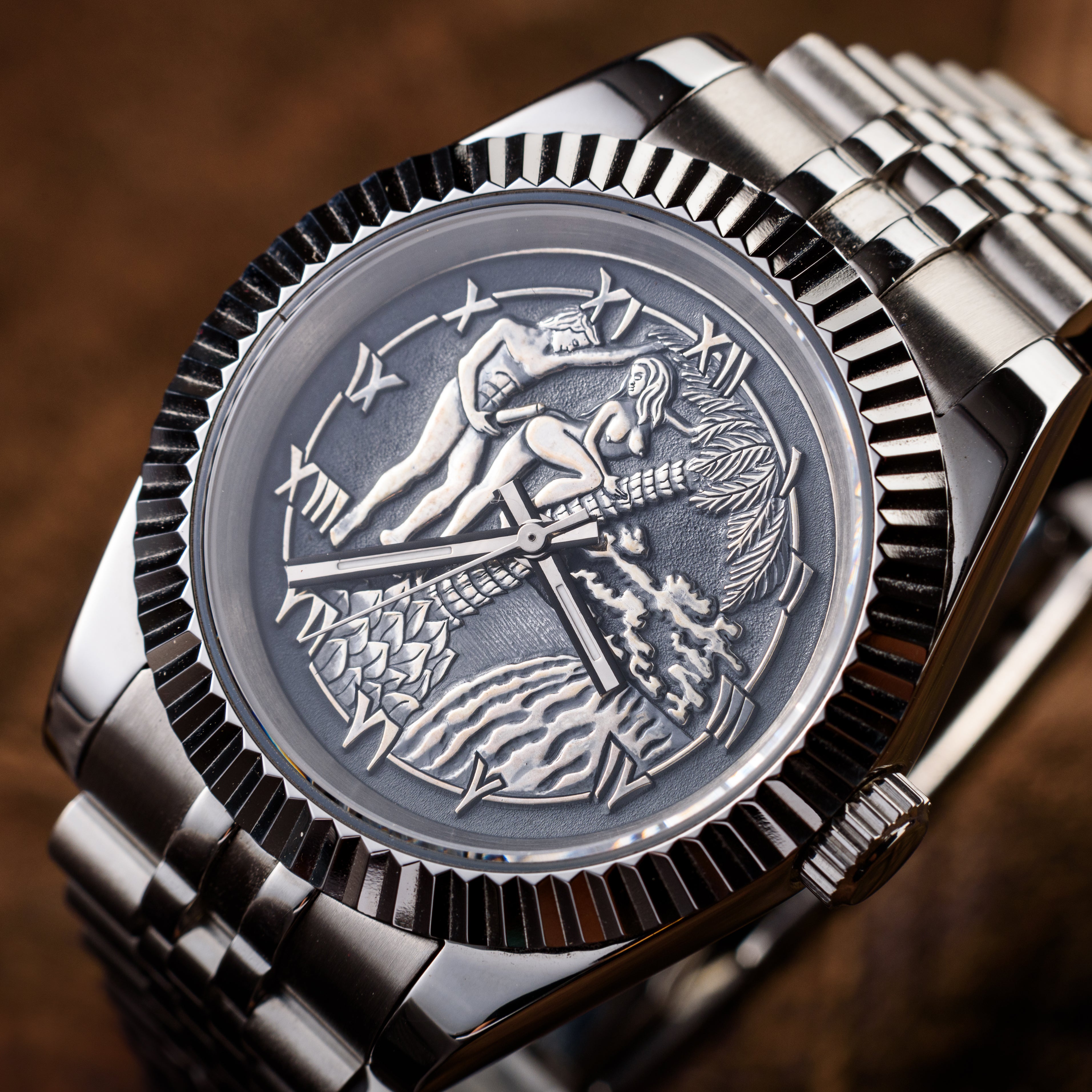 Mole - Adam and Eve LIMITED EDITION, modern swiss movement