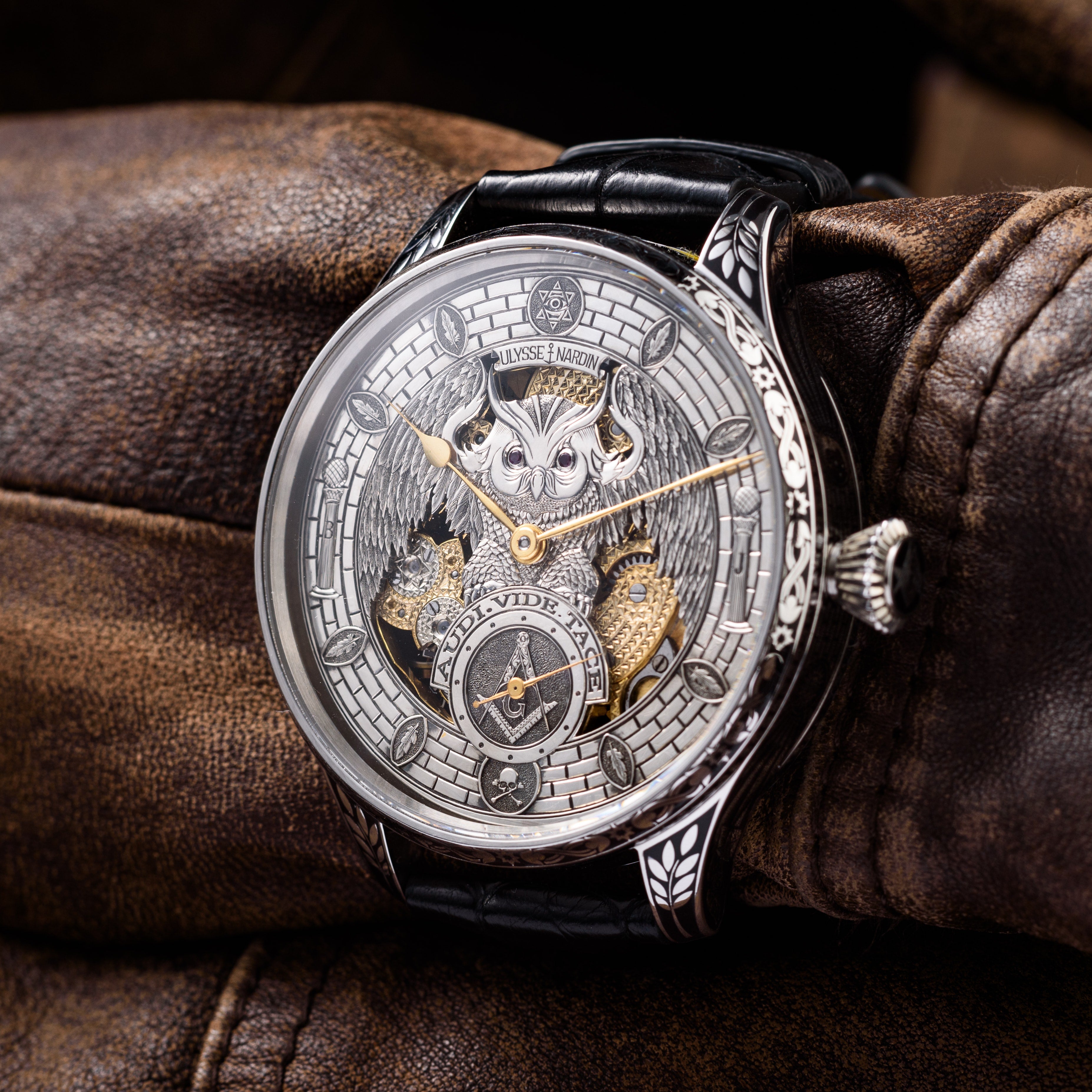 Swiss Ulysse Nardin Watch. Owl. Movement 1915