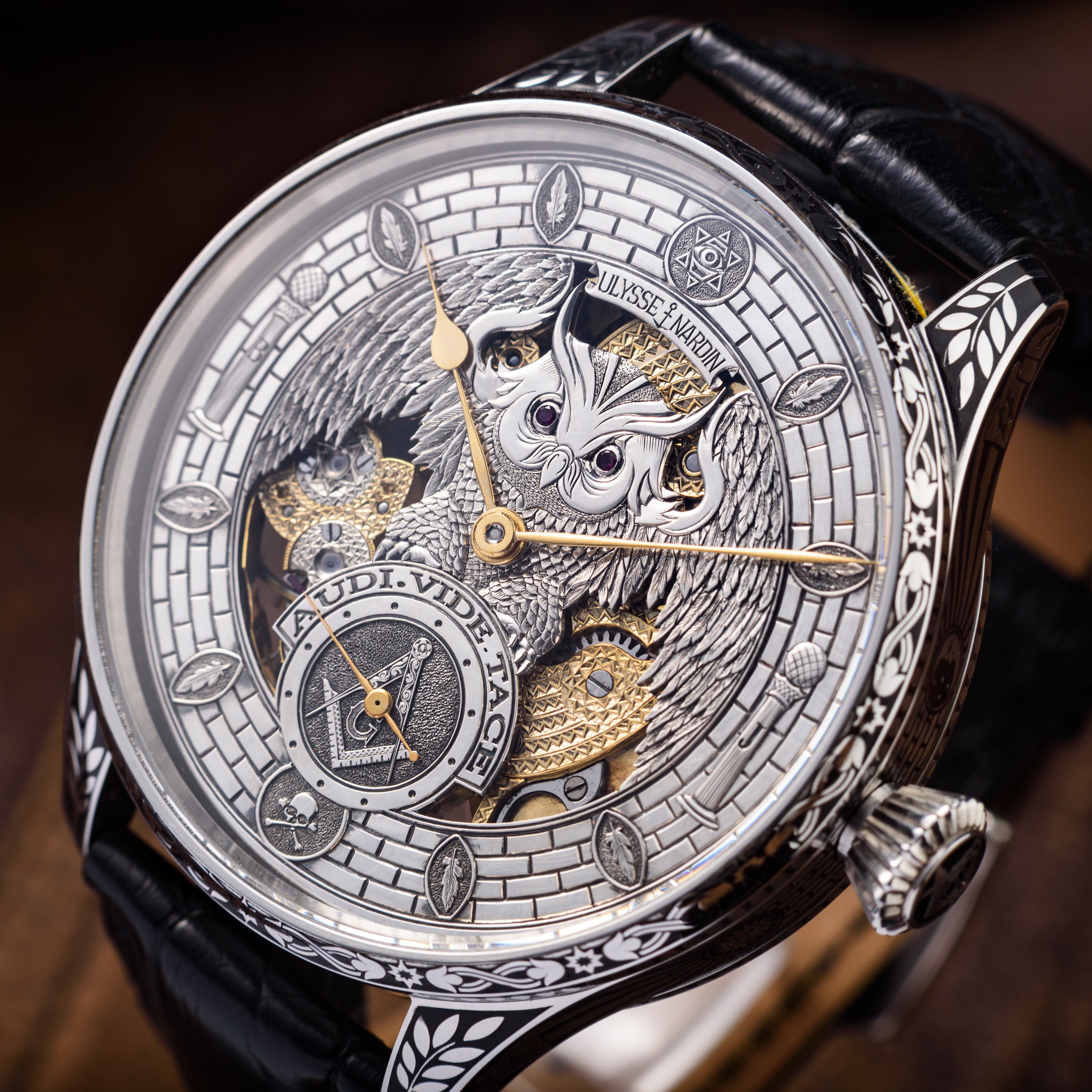 Swiss Ulysse Nardin Watch. Owl. Movement 1915