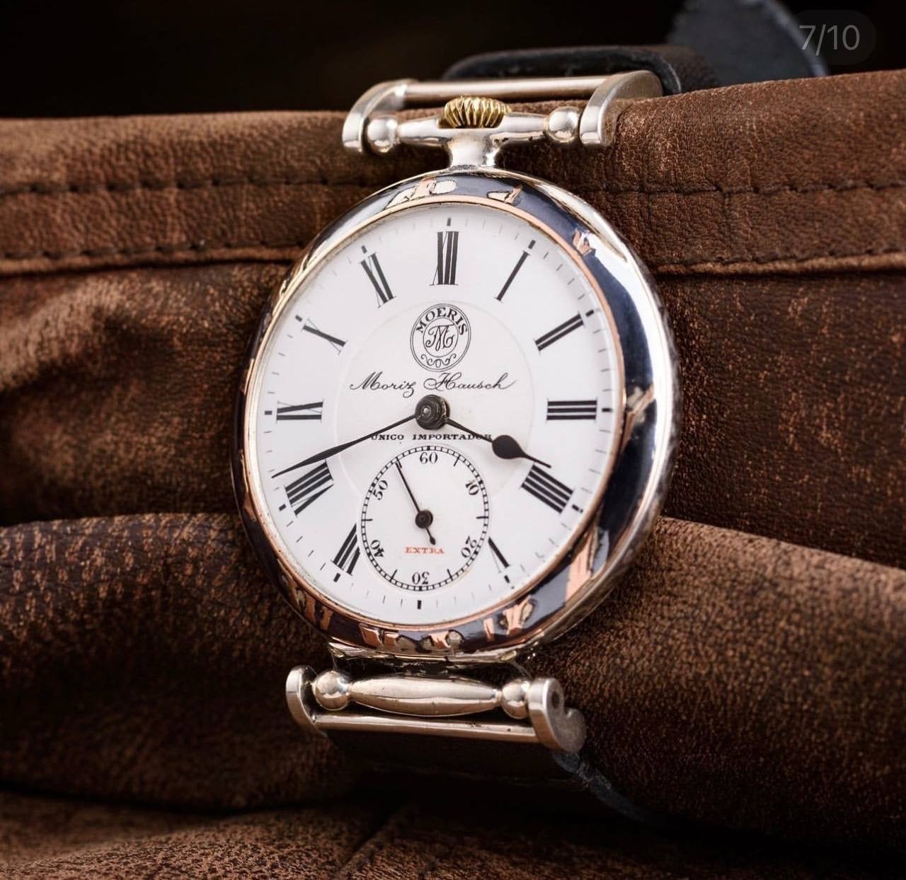 Paul Buhre pocket watch, can be converted into a wristwatch