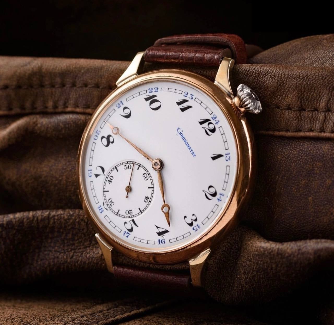 Paul Buhre pocket watch, can be converted into a wristwatch