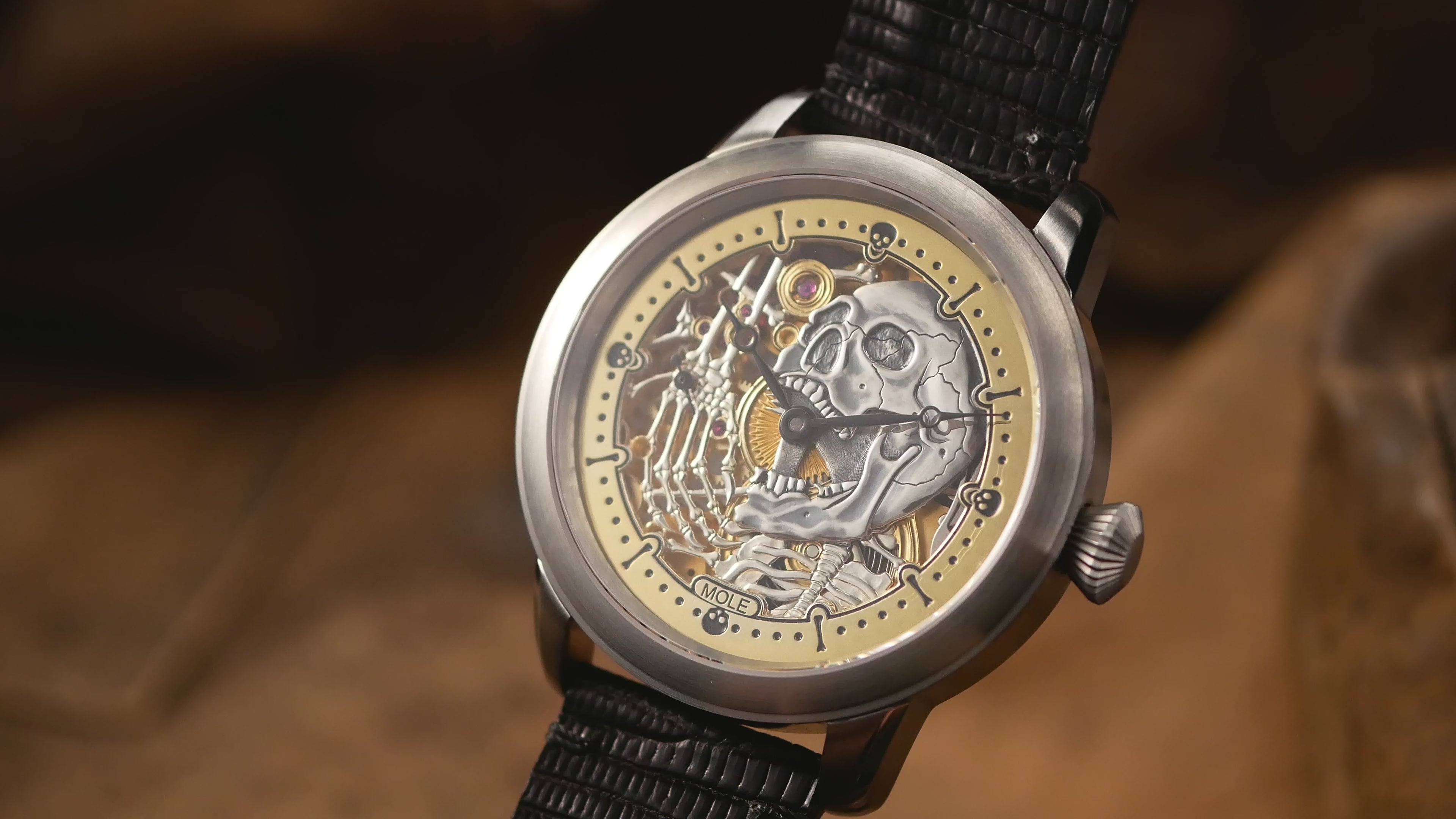 Swiss Skeleton Watch. Screaming. ETA 6498