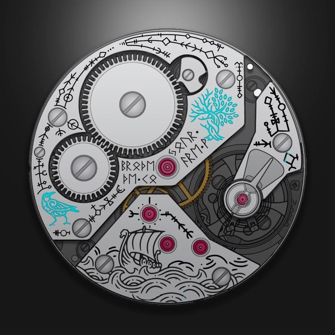 Custom watch based on ETA 6498, individually designed