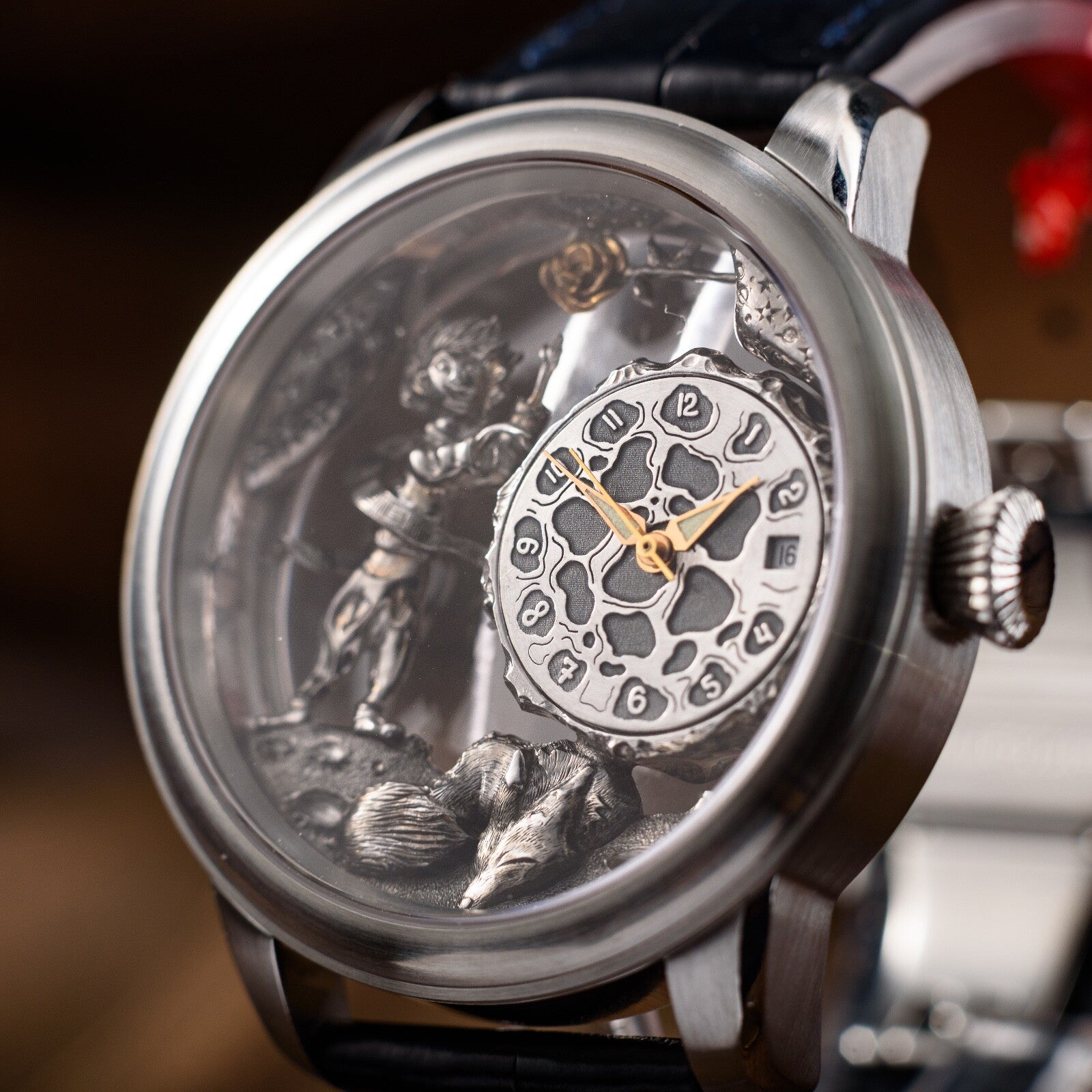 The Little Prince Watch Mechanical Engraved Swiss Water Resistant wristwatch