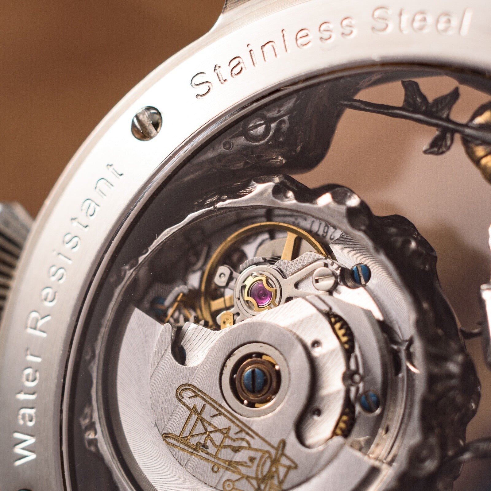 The Little Prince Watch Mechanical Engraved Swiss Water Resistant wristwatch