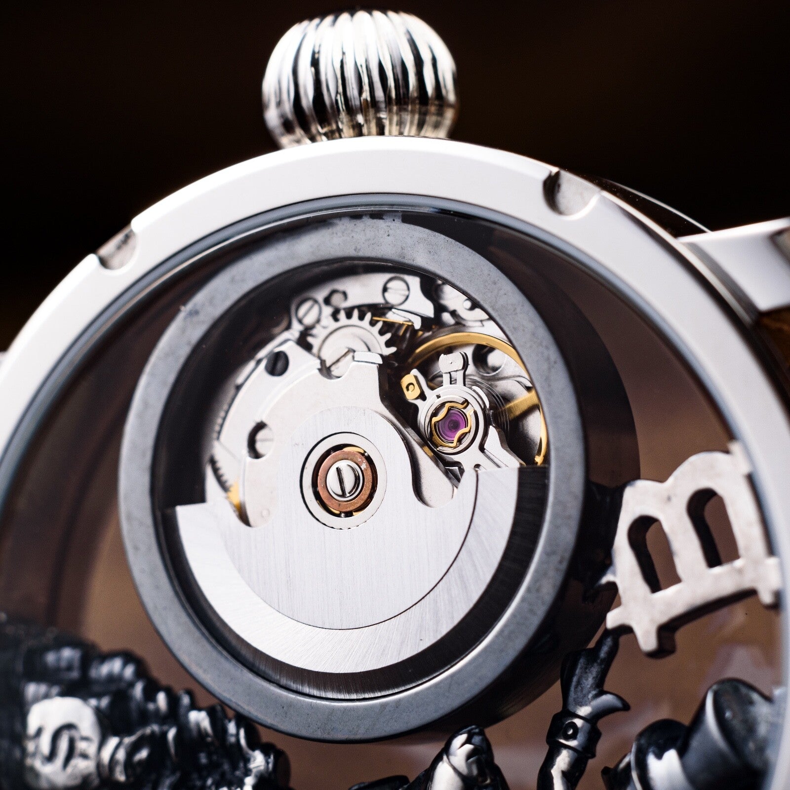 Uncle Scrooge Watch Mechanical Engraved Swiss 2025 Water Resistant Wristwatch