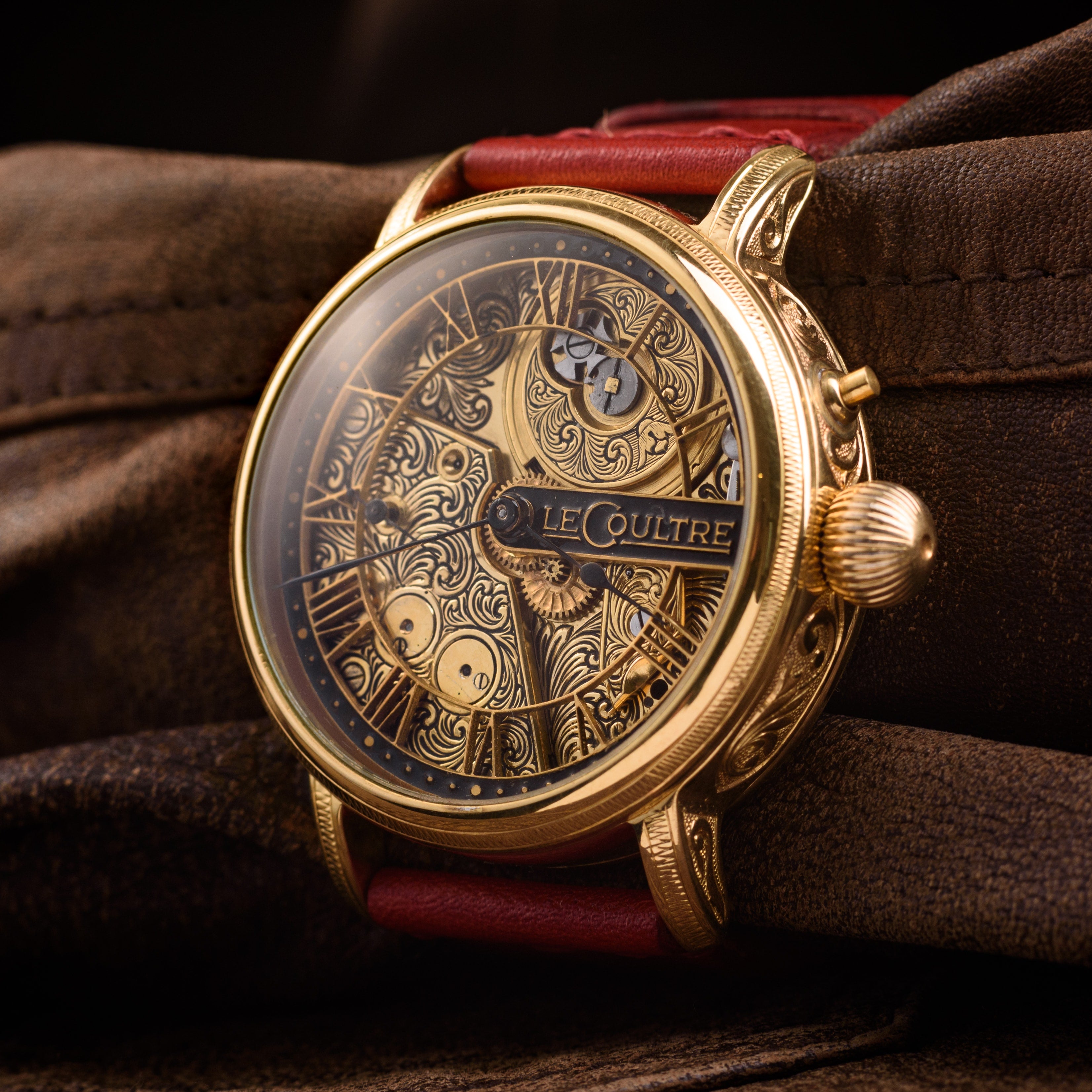 LeCoultre Skeletonizzed Watch. Piece of Art. Movement 1920