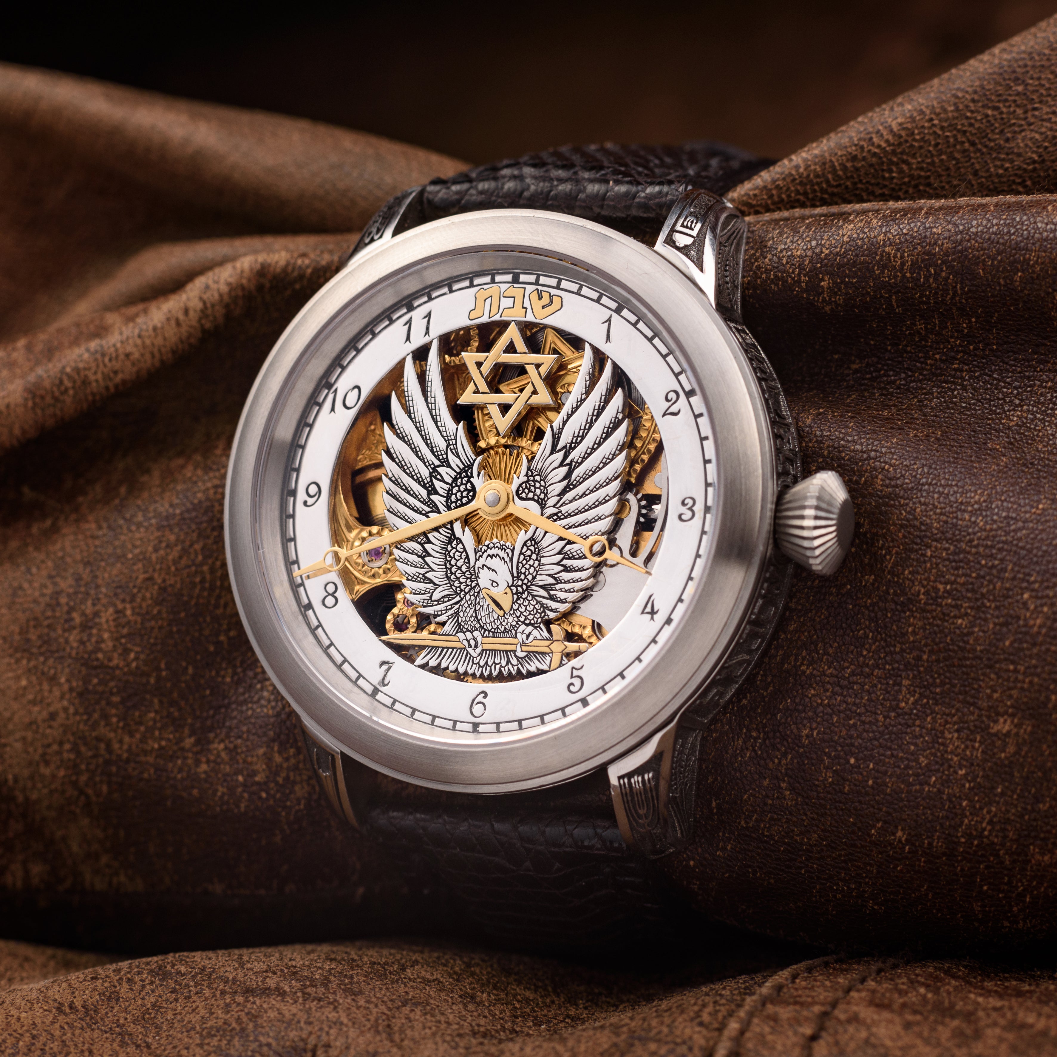 Custom skeleton Watch, Model: Luxury. ETA 6498