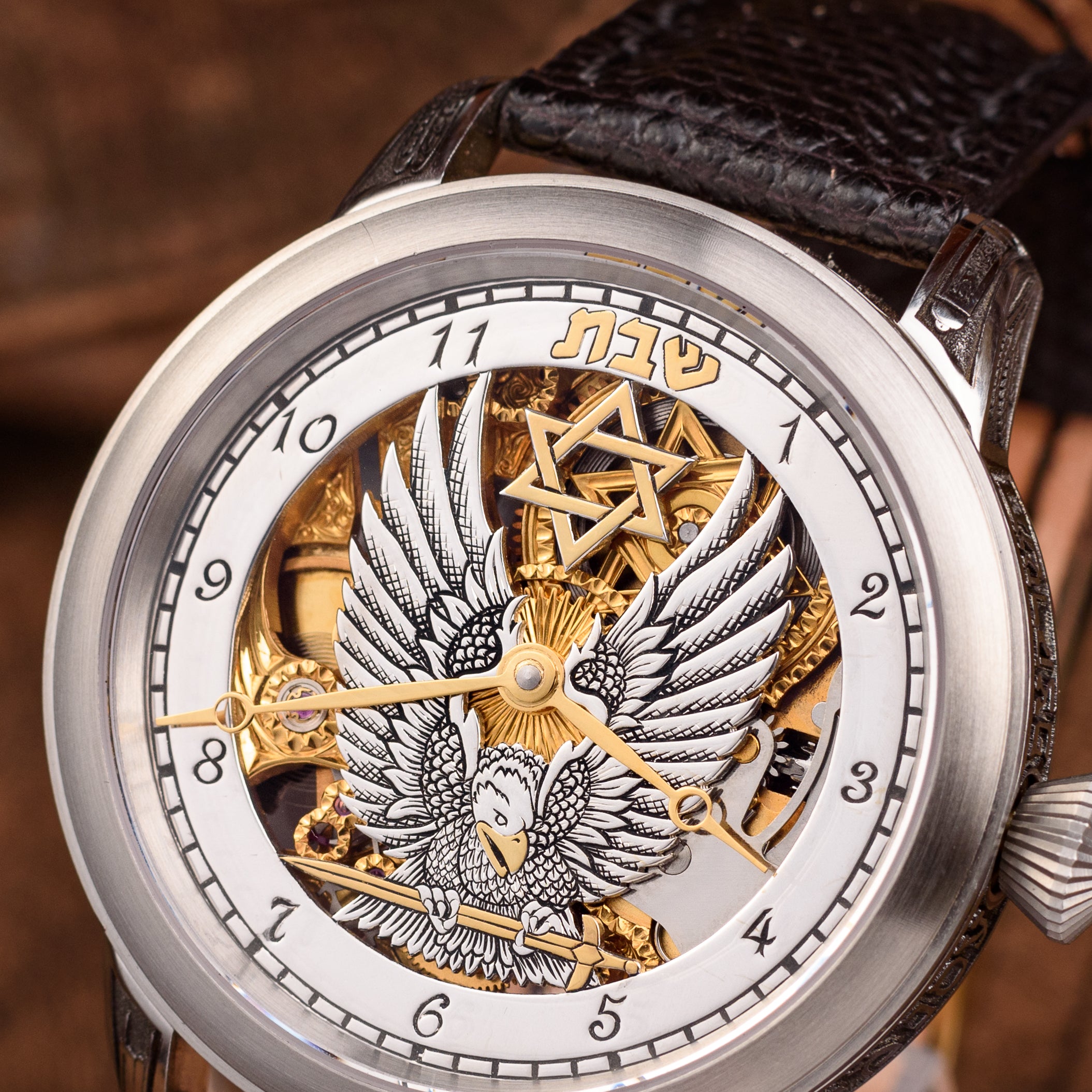 Custom skeleton Watch, Model: Luxury. ETA 6498