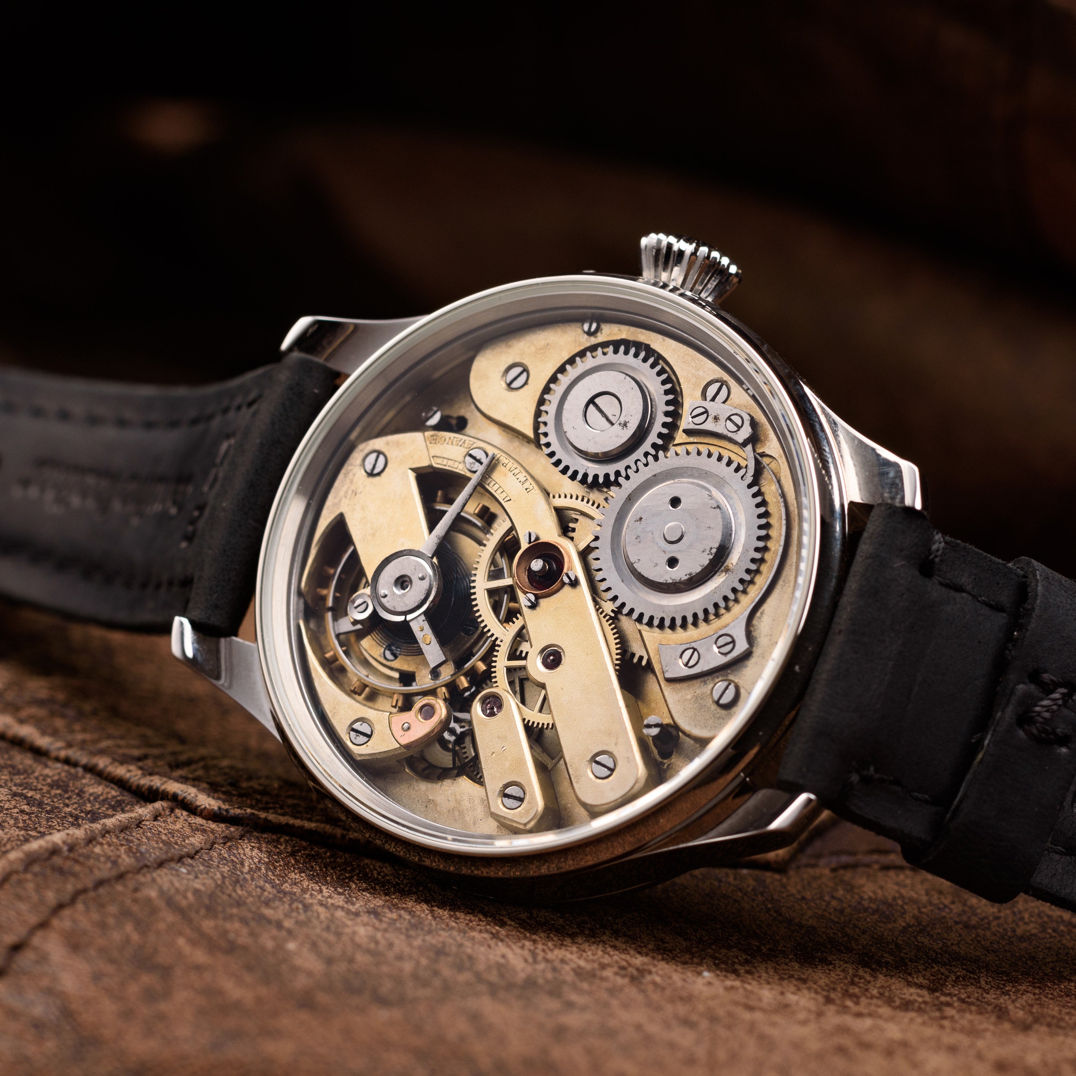 Perret Locle Watch. Shadow Time. Movement 1890