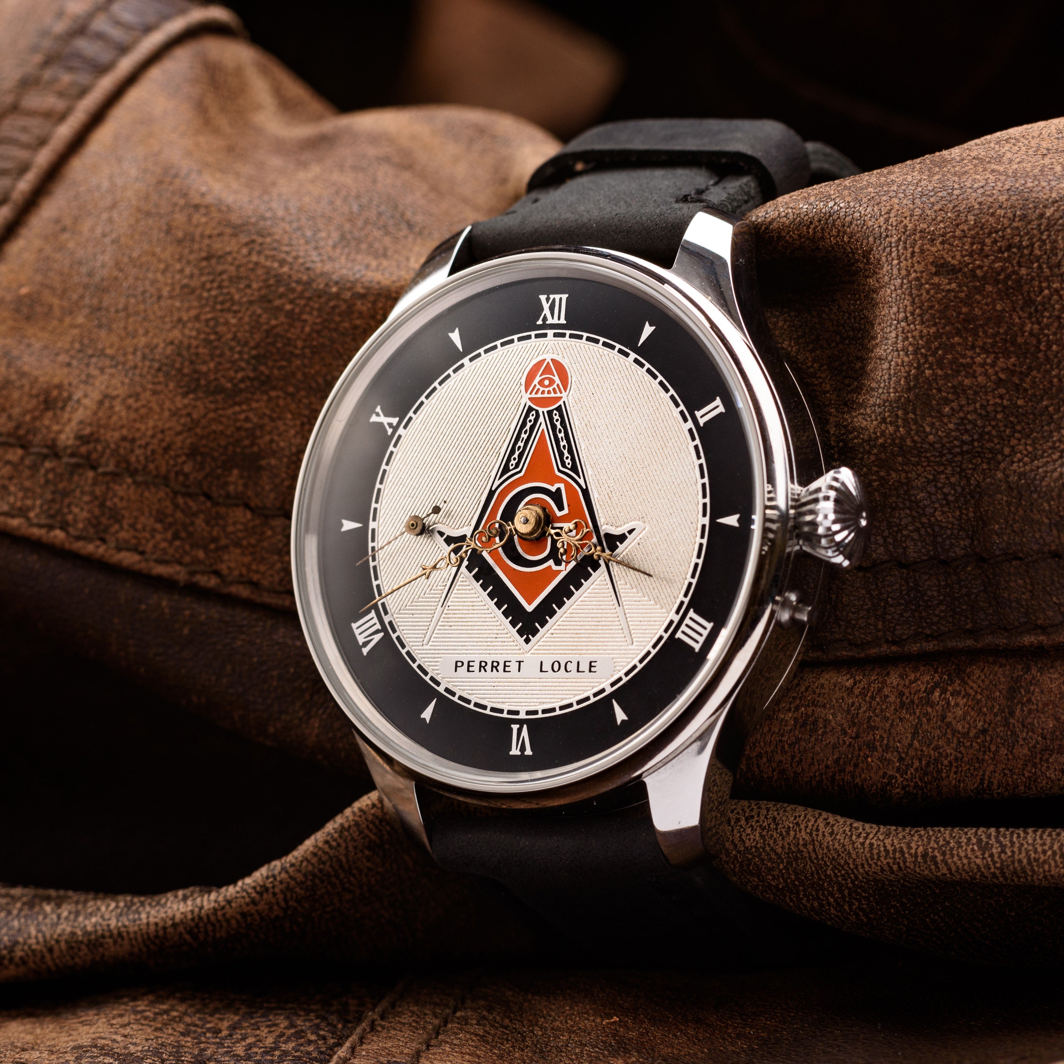 Perret Locle Watch. Shadow Time. Movement 1890