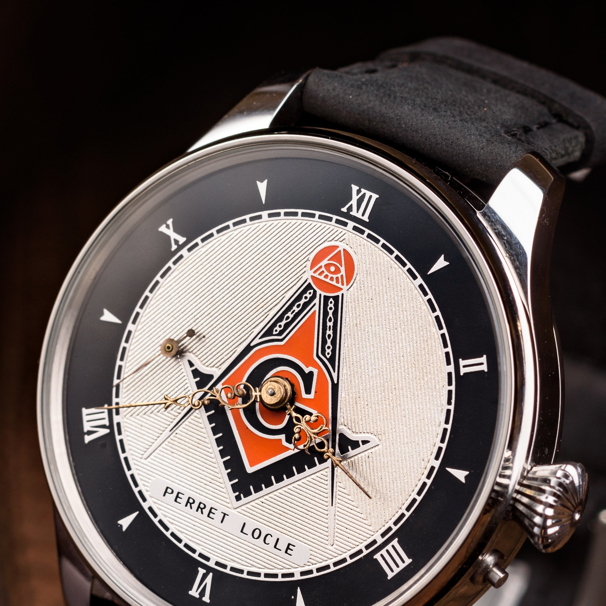 Perret Locle Watch. Shadow Time. Movement 1890