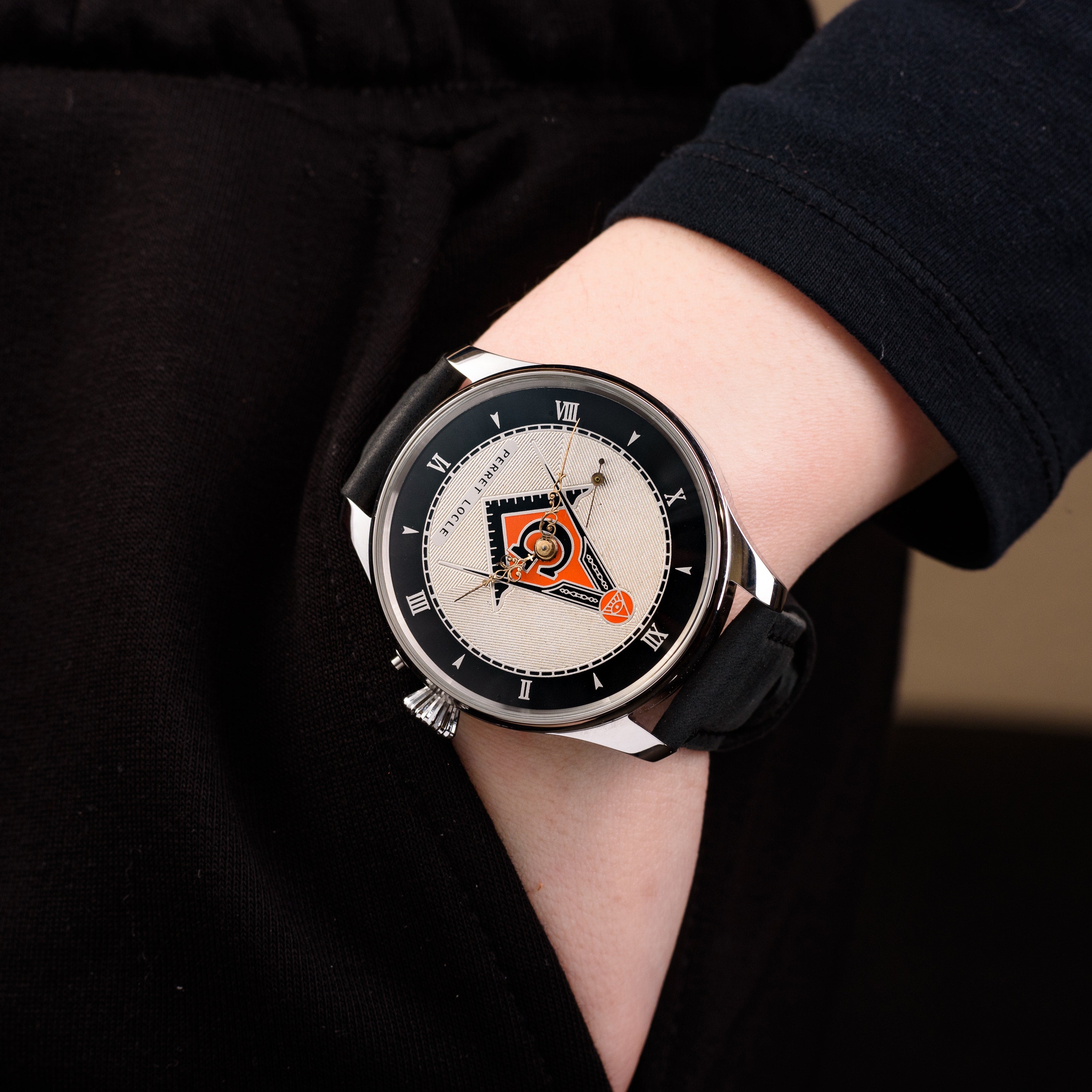 Perret Locle Watch. Shadow Time. Movement 1890
