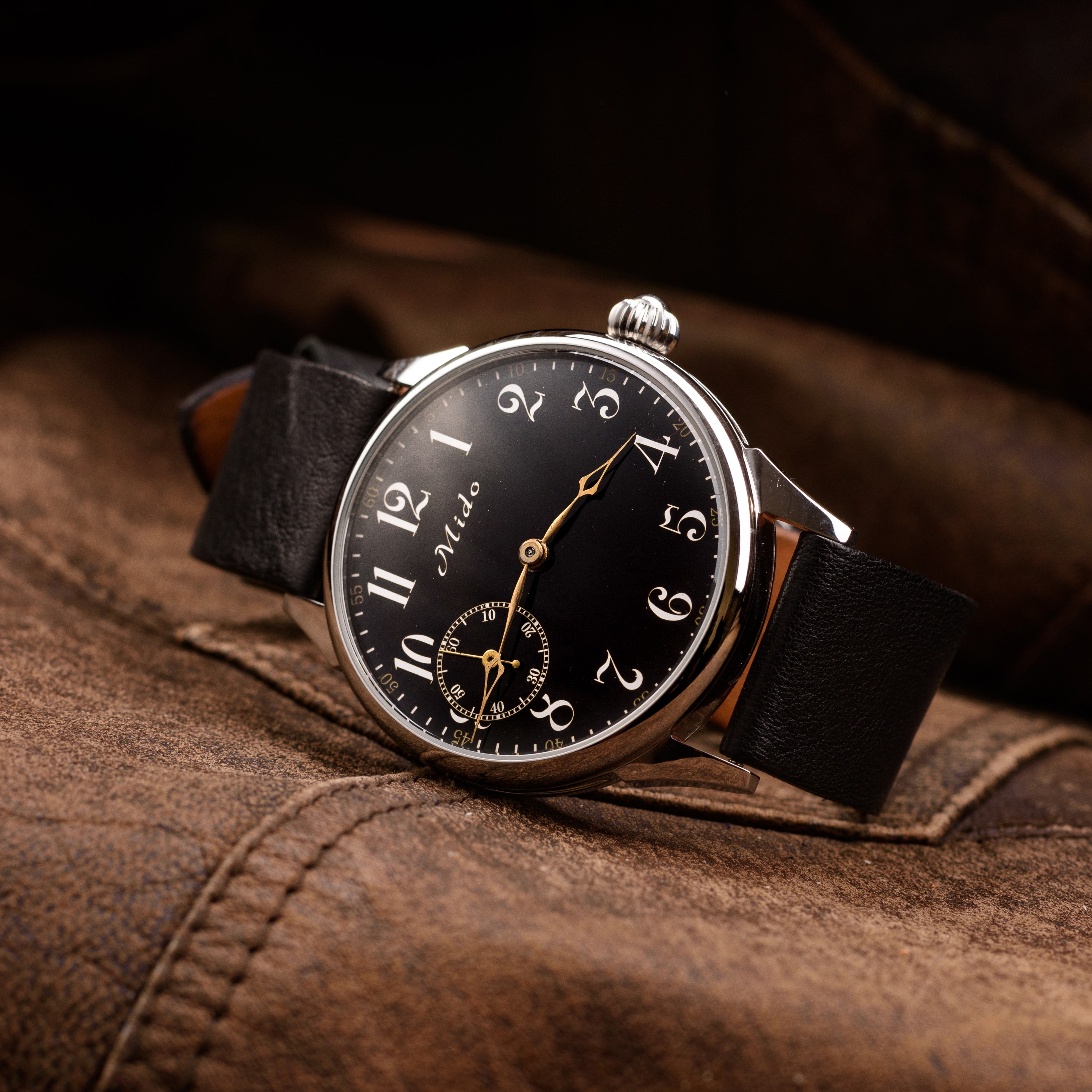 Mido Classic Watch. Black Hole. Movement 1930