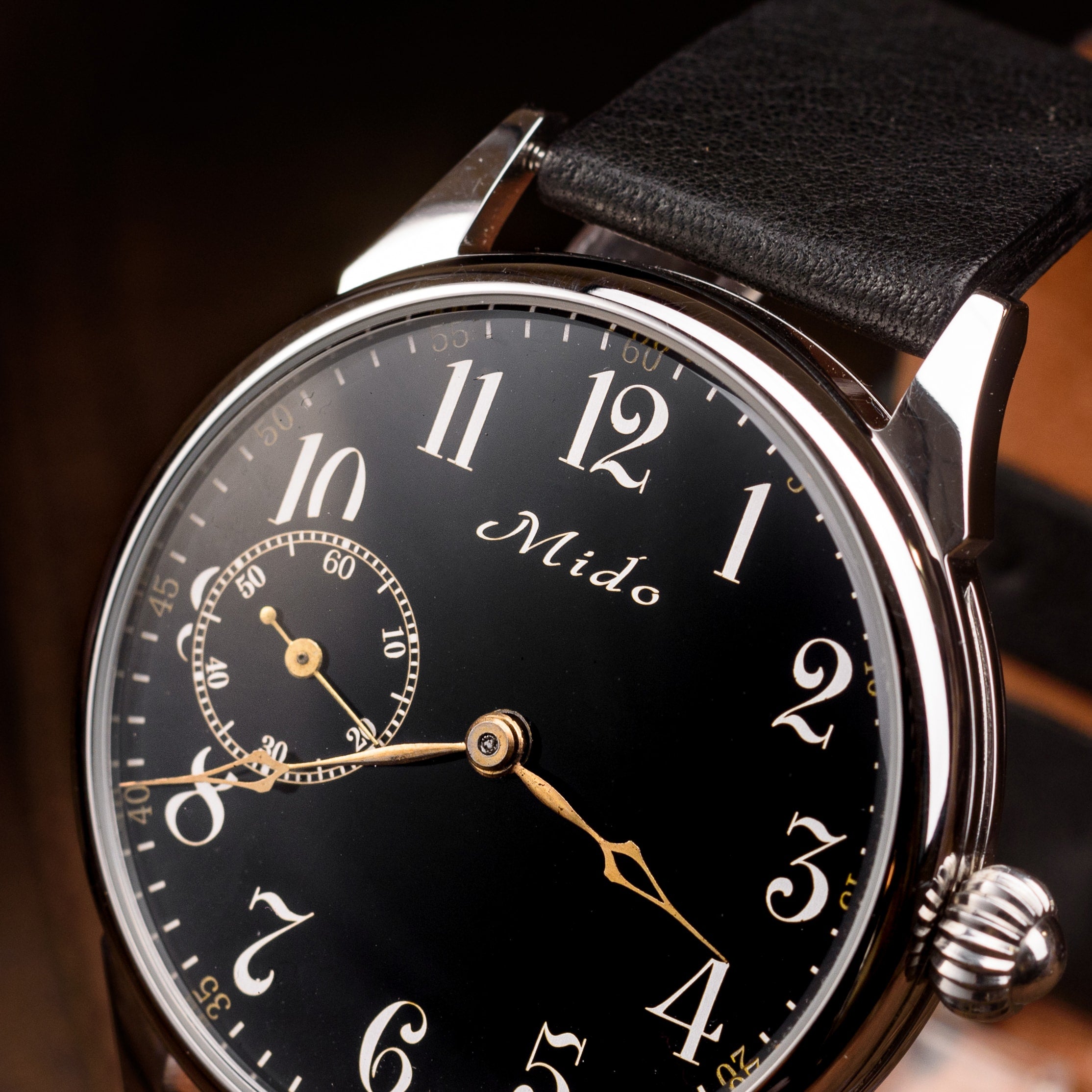 Mido Classic Watch. Black Hole. Movement 1930
