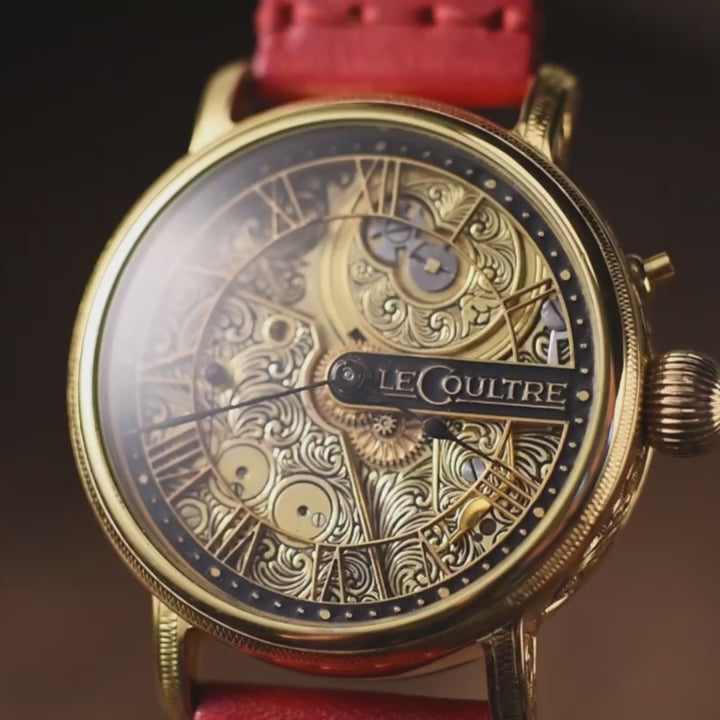 LeCoultre Skeletonizzed Watch. Piece of Art. Movement 1920