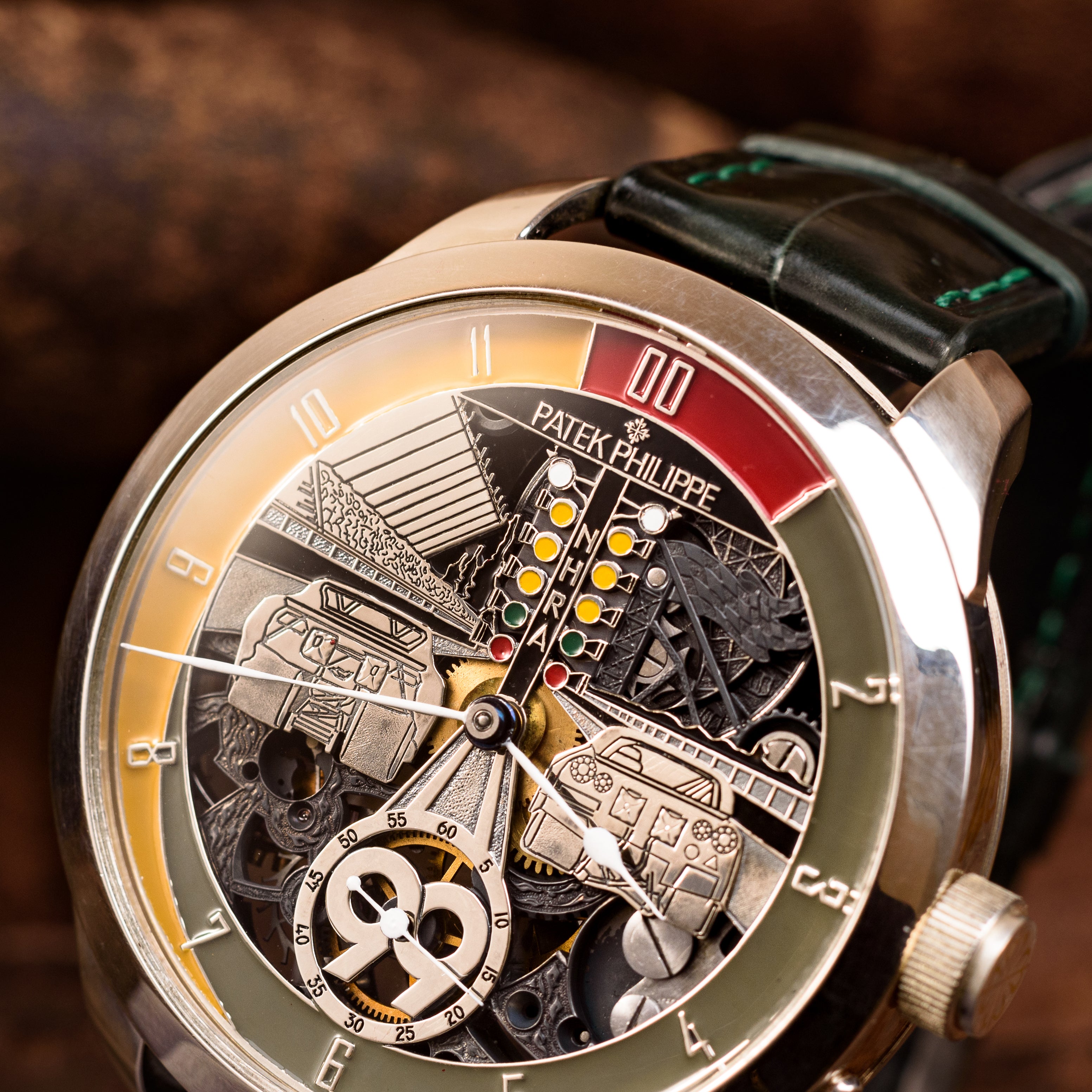 Patek Philippe Watch. Cars Drag Racing. Movement 1890